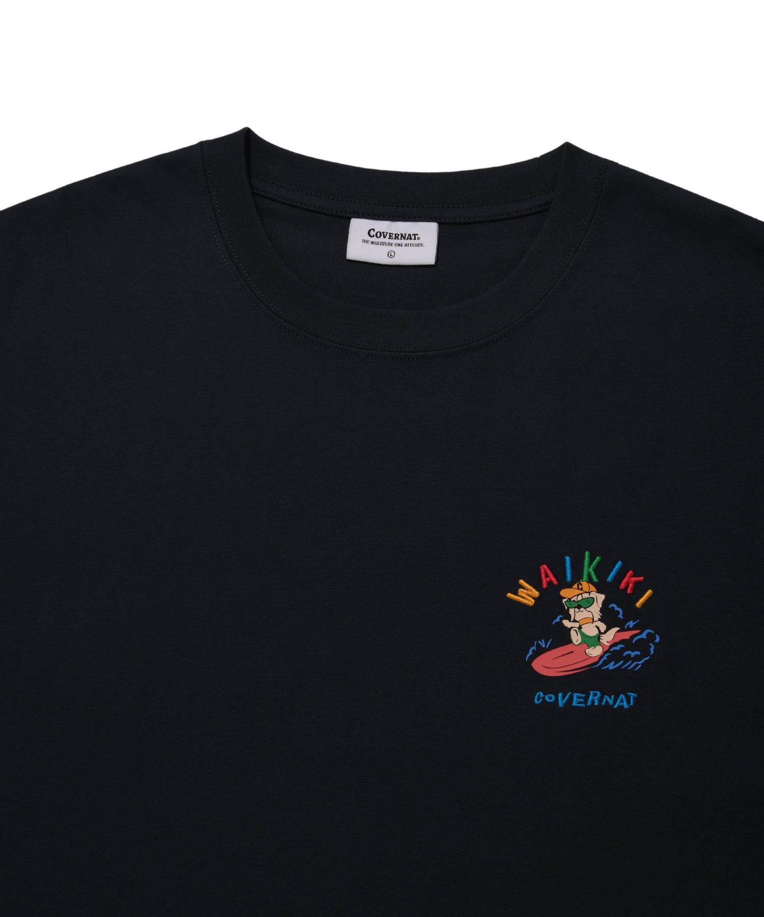 Tシャツ・カットソー COVERNAT SUFER COLLIE GRAPHIC T-SHIRTS 4TR396 MUSINSA | COVERNAT Surfer Collie T-shirt Light Yellow