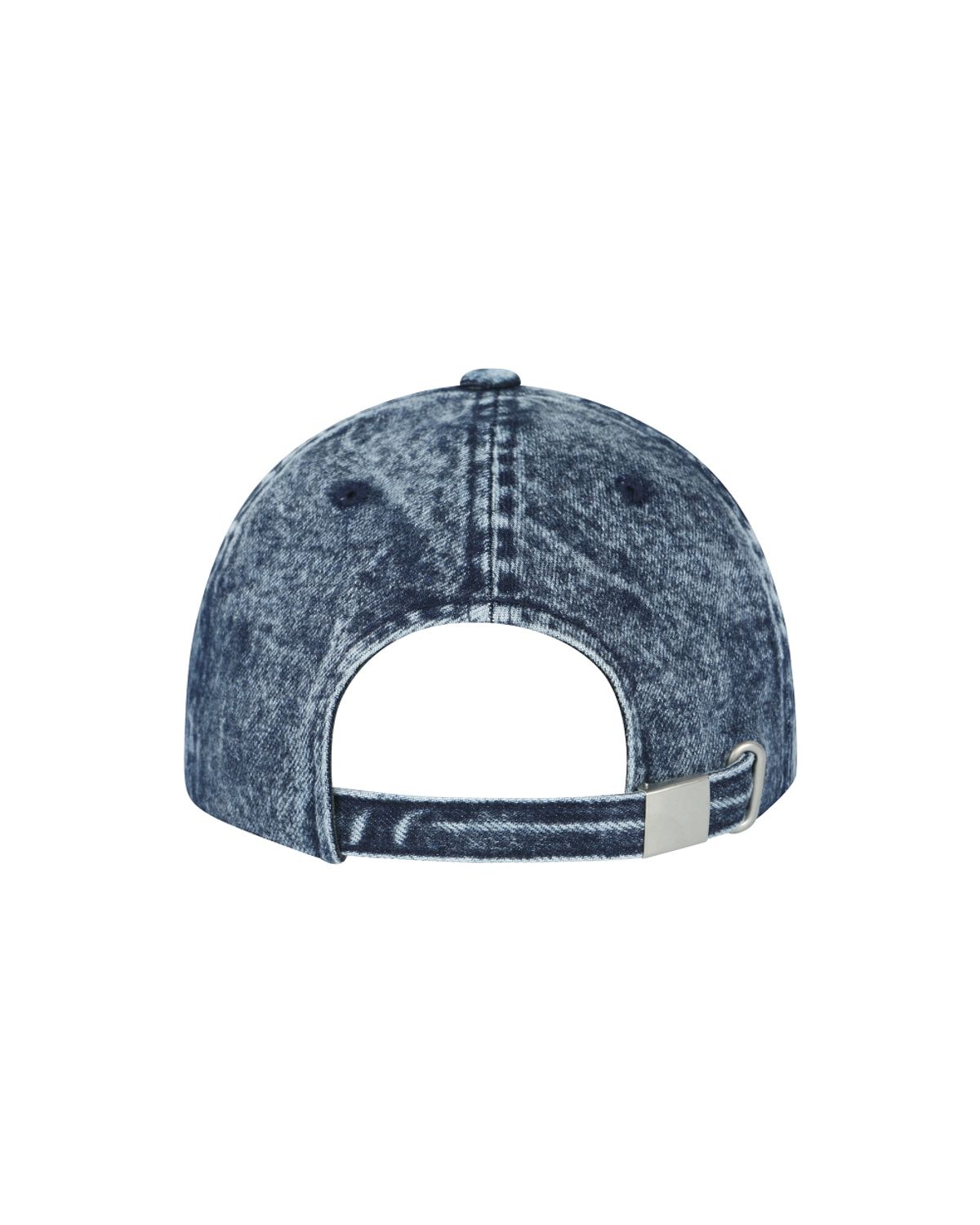 비슬로우(BESLOW) BLEACHED WASHED LOGO BALL CAP INDIGO