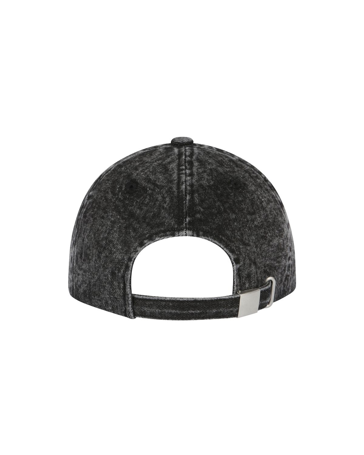 비슬로우(BESLOW) BLEACHED WASHED LOGO BALL CAP BLACK
