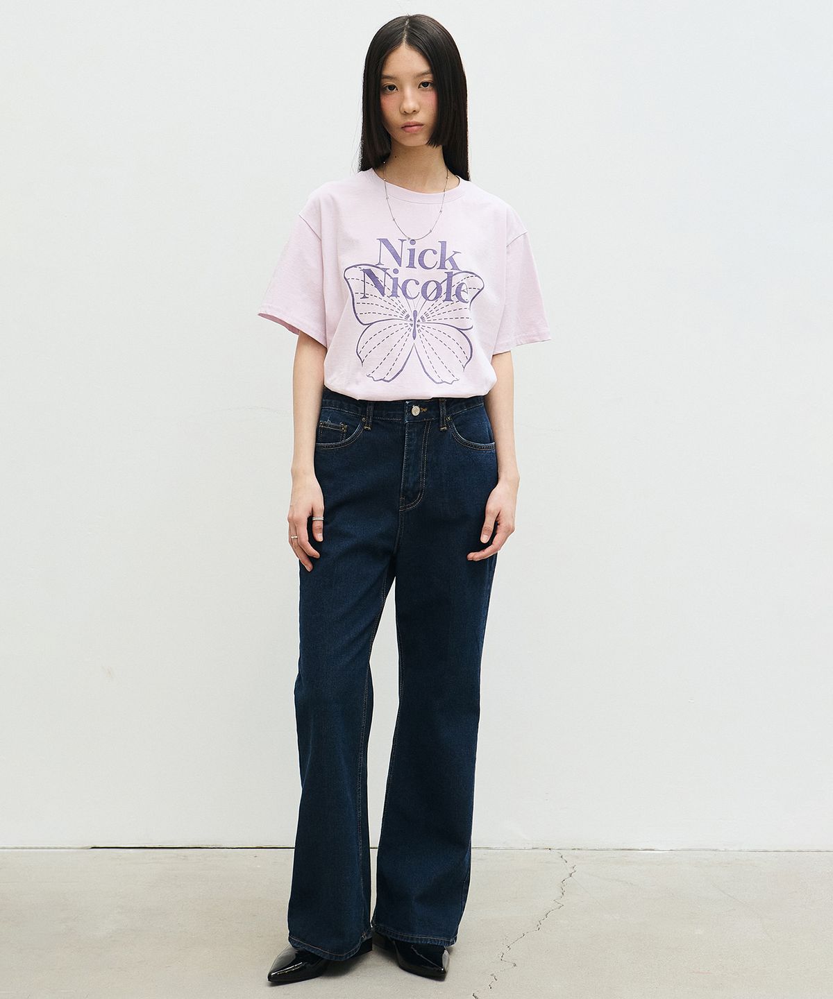 닉앤니콜(NICK&NICOLE) BIG BUTTERFLY SLEEVE TOP_PUPPLE VIOLET