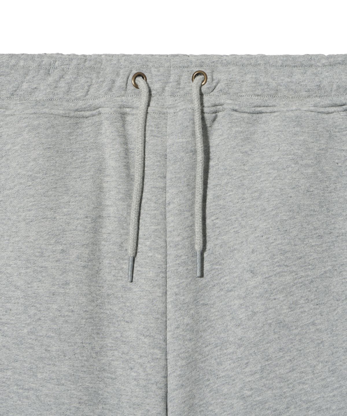 예일(YALE) SMALL 2 TONE ARCH SWEAT SHORTS MELANGE GRAY