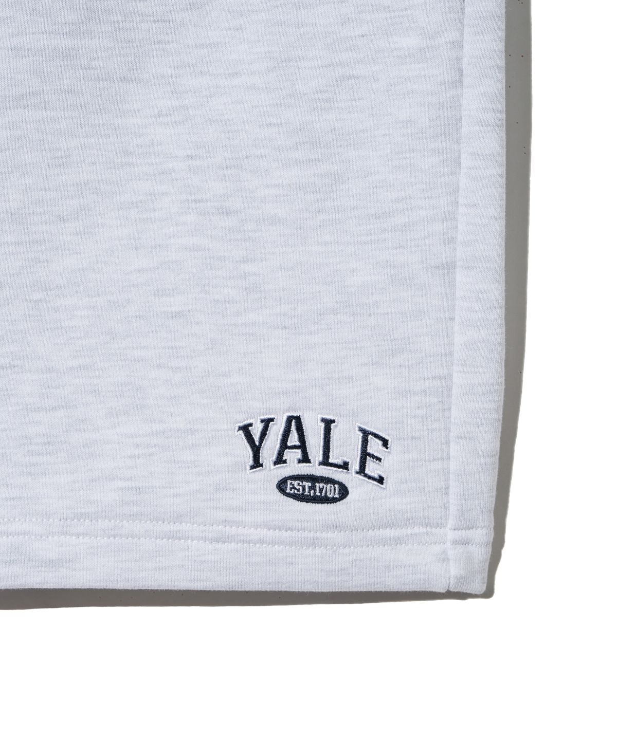 예일(YALE) 스몰 투톤아치 스웻쇼츠 라이트 그레이