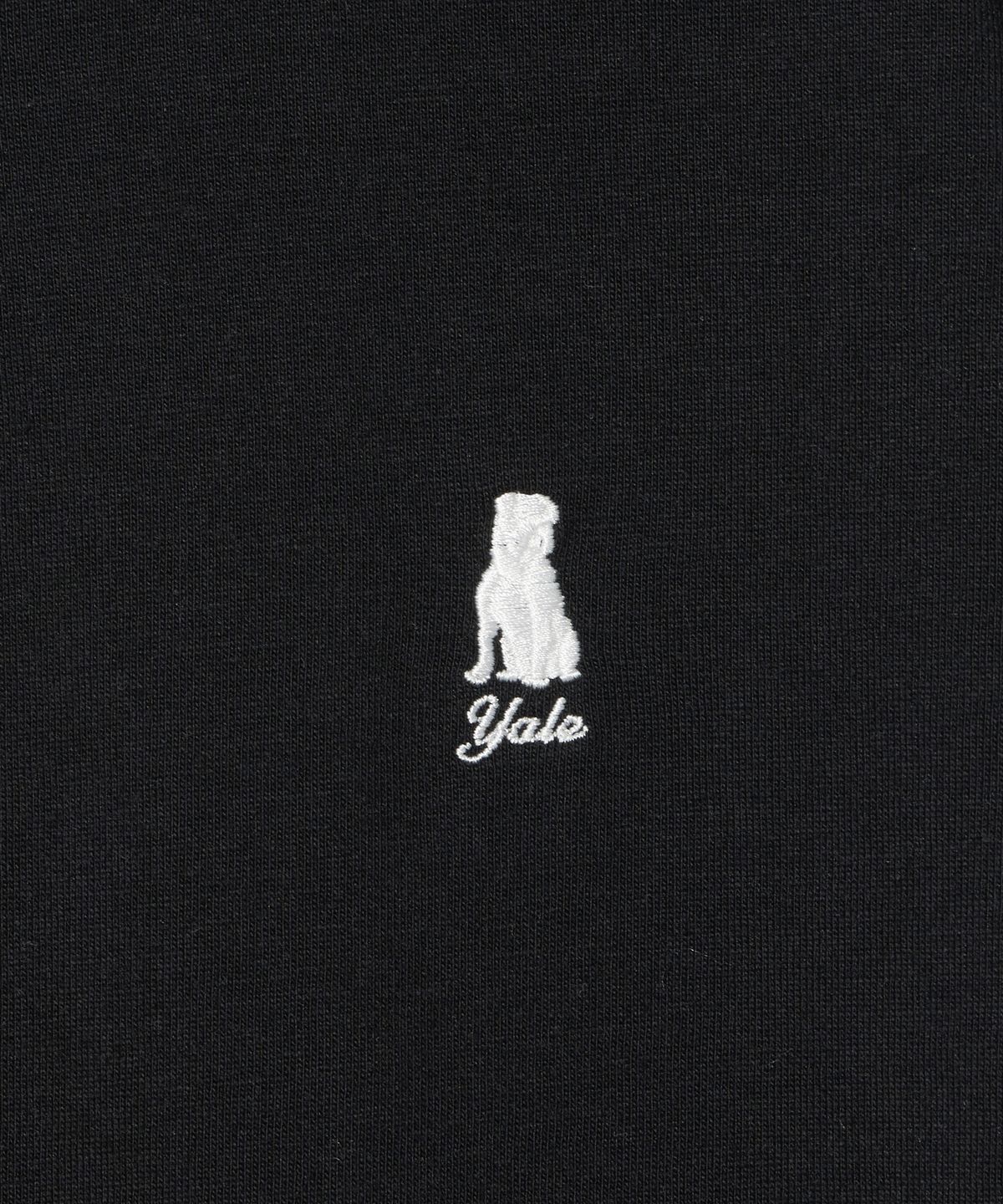 예일(YALE) 우먼즈 써클포인트 크롭 반팔티셔츠 블랙