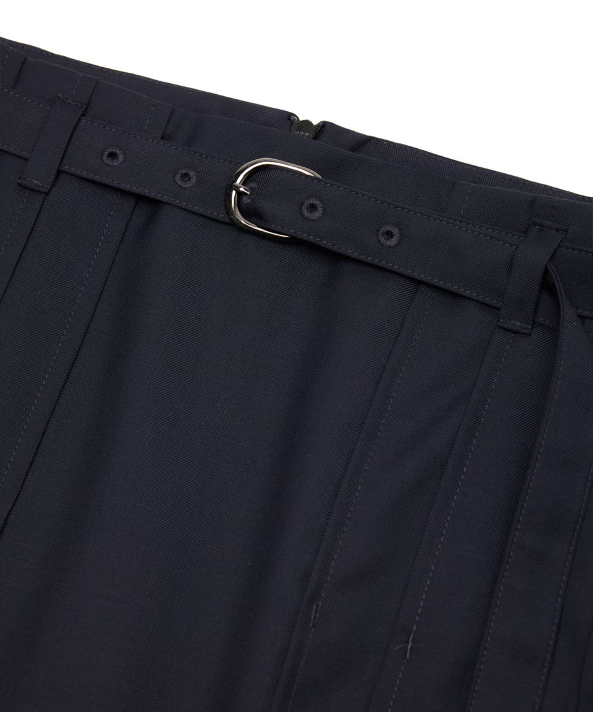 유스(YOUTH) Pleats Midi Skirt - Navy