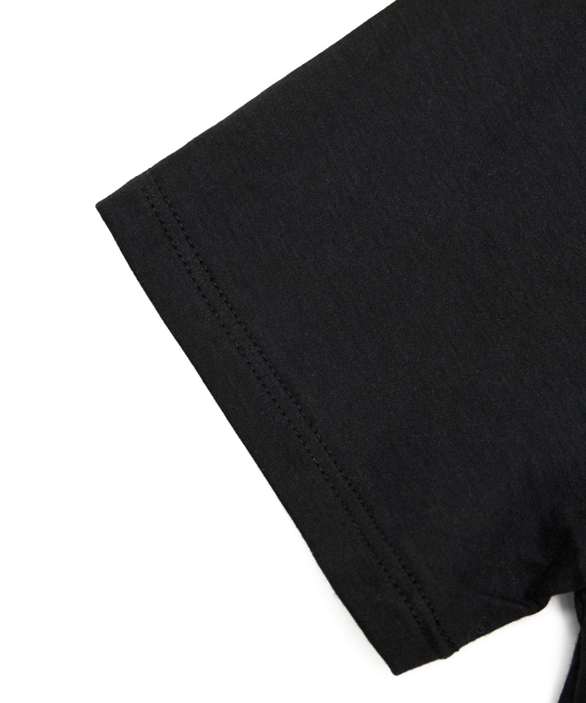 유스(YOUTH) Shirring H/S T-Shirt - Black