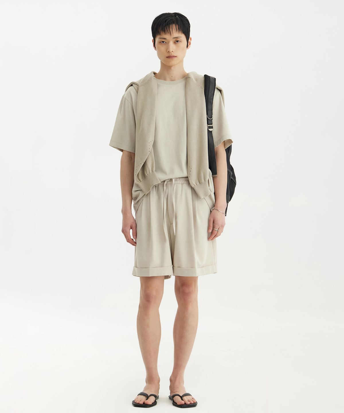 유스(YOUTH) Relaxed T-Shirt - Beige