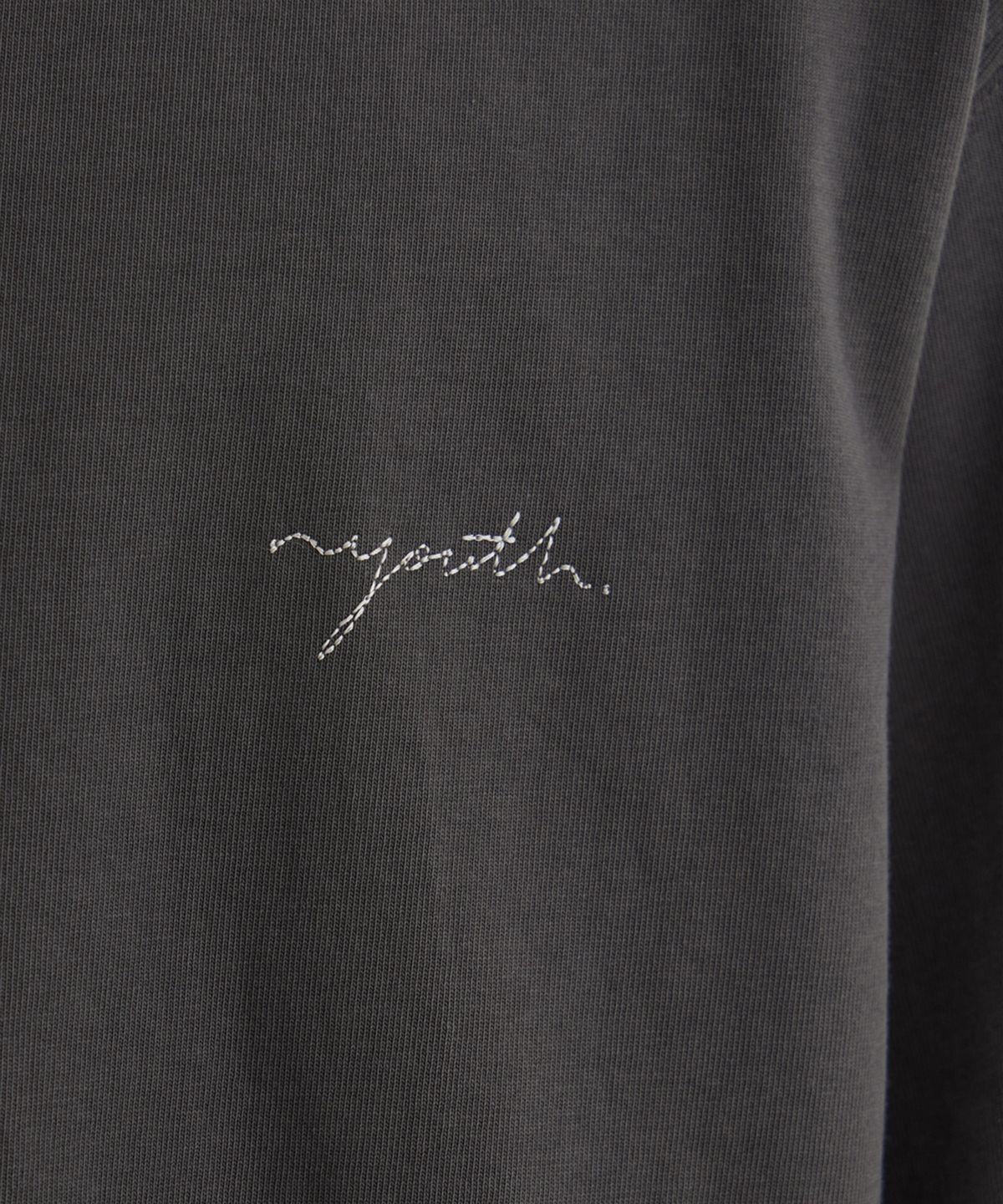 유스(YOUTH) H/S Logo T-Shirt - Charcoal Grey