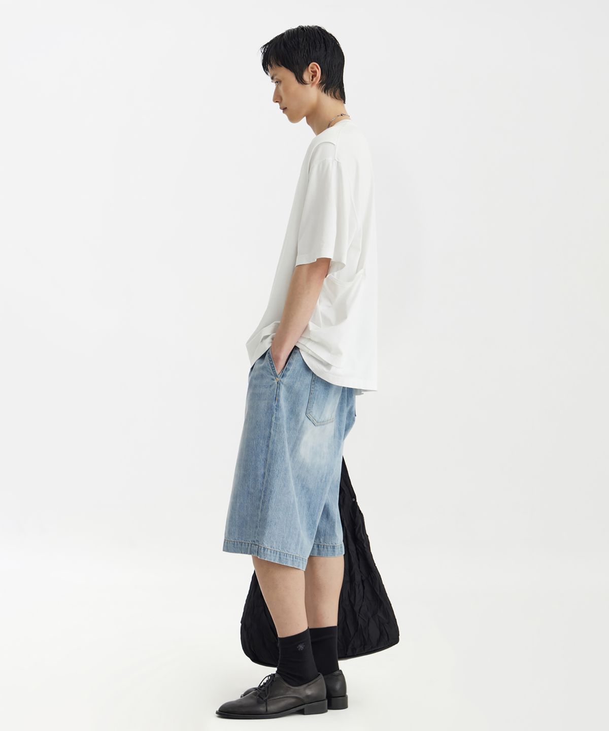 유스(YOUTH) Layered H/S T-Shirt - White