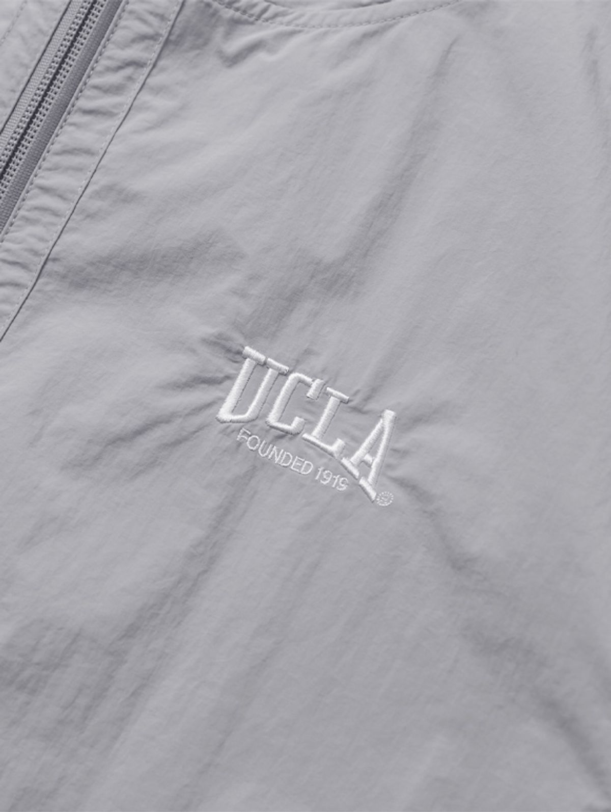 유씨엘에이(UCLA) 남녀공용 경량 후드집업 윈드브레이크[LT-GREY](UA3UJ99_34)