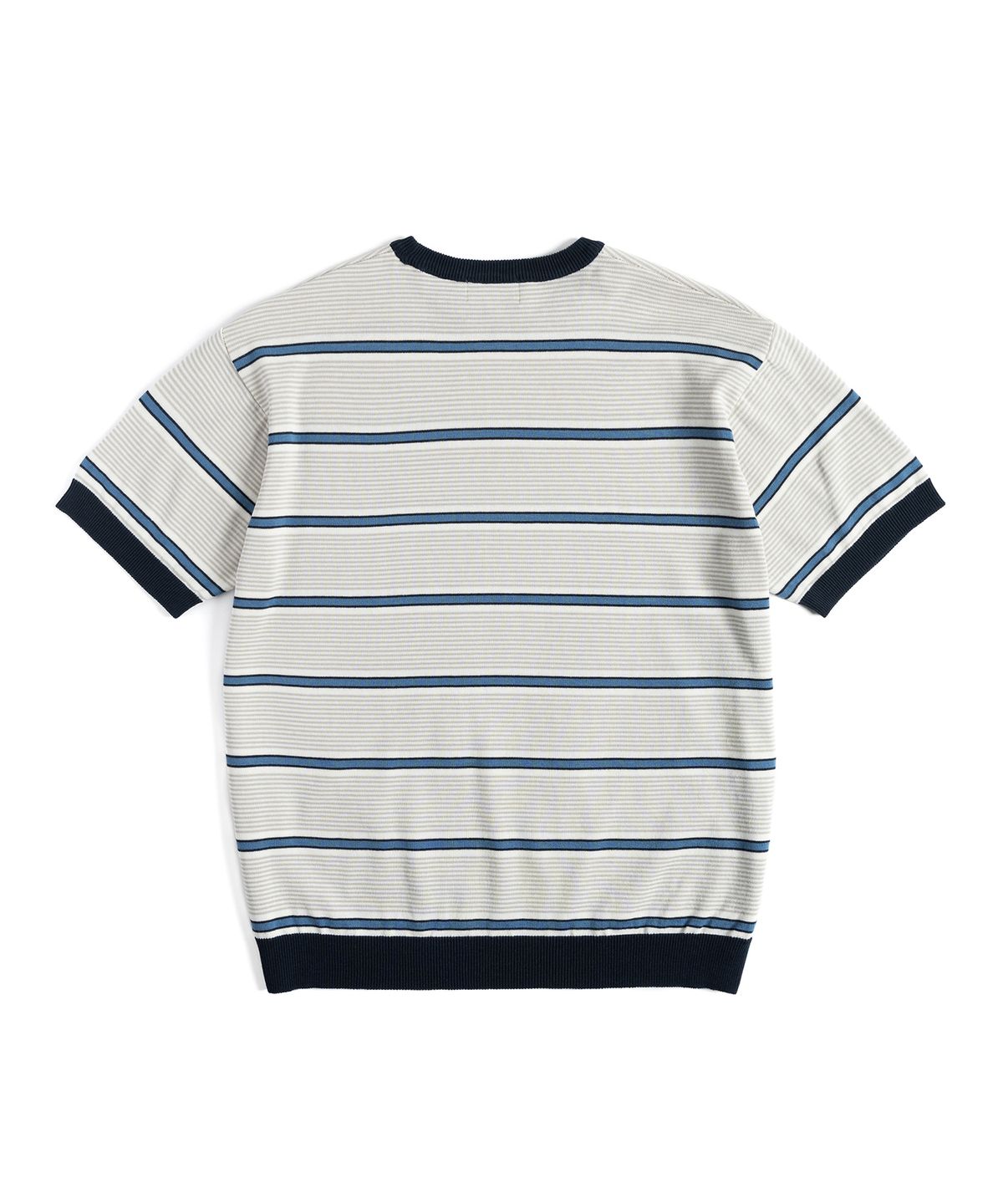 와일드 브릭스(WILD BRICKS) FN KNITTED STRIPE T-SHIRT (blue)