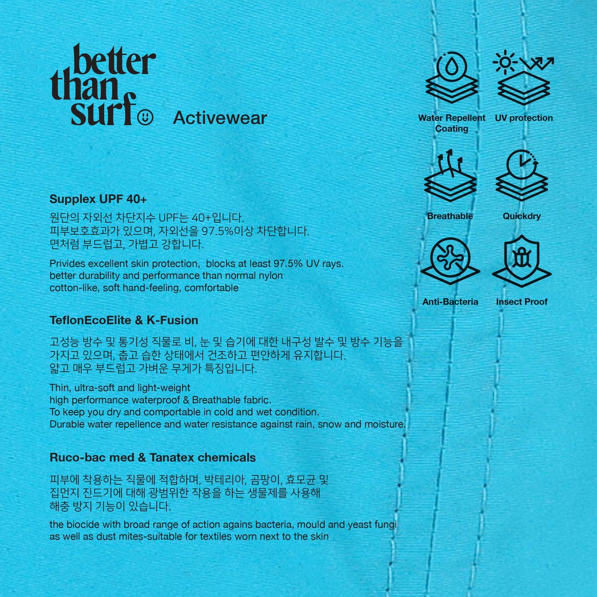 배러댄서프(BETTER THAN SURF) SMILE LOGO BEACH CAP - SKY BLUE