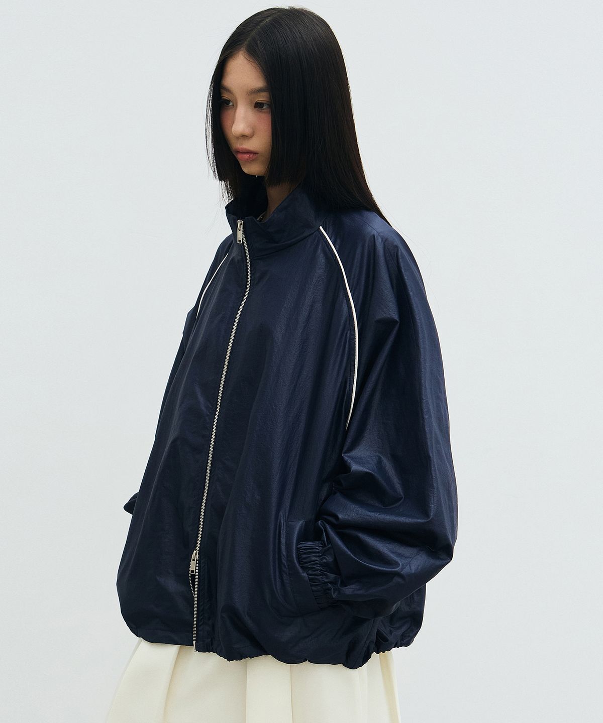 닉앤니콜(NICK&NICOLE) NICK NICOLE OVERSIZED GROOVY JUMPER_NAVY