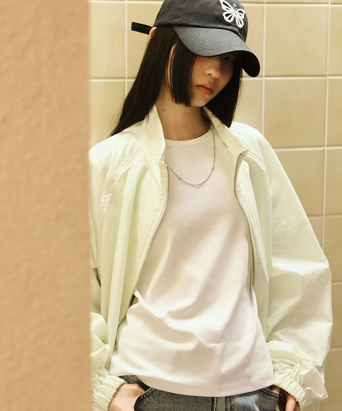 닉앤니콜(NICK&NICOLE) NICK NICOLE OVERSIZED GROOVY JUMPER_LIME