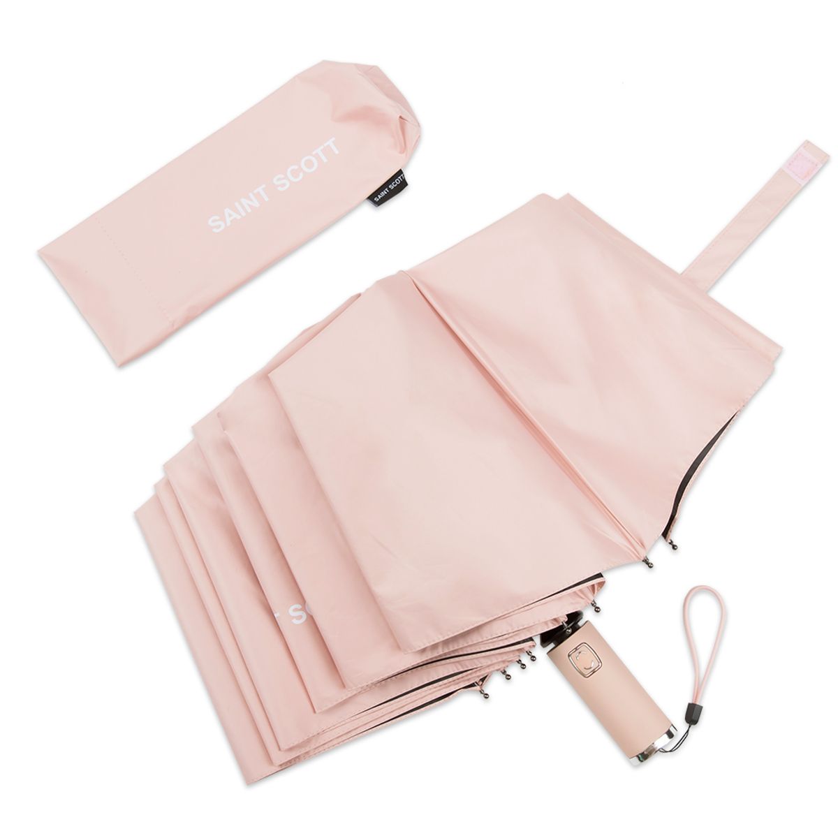 세인트스코트 우산(SAINT SCOTT UMBRELLA) 3단 대형 엣지 UV차단 암막 전자동 우양산 - 5COLOR