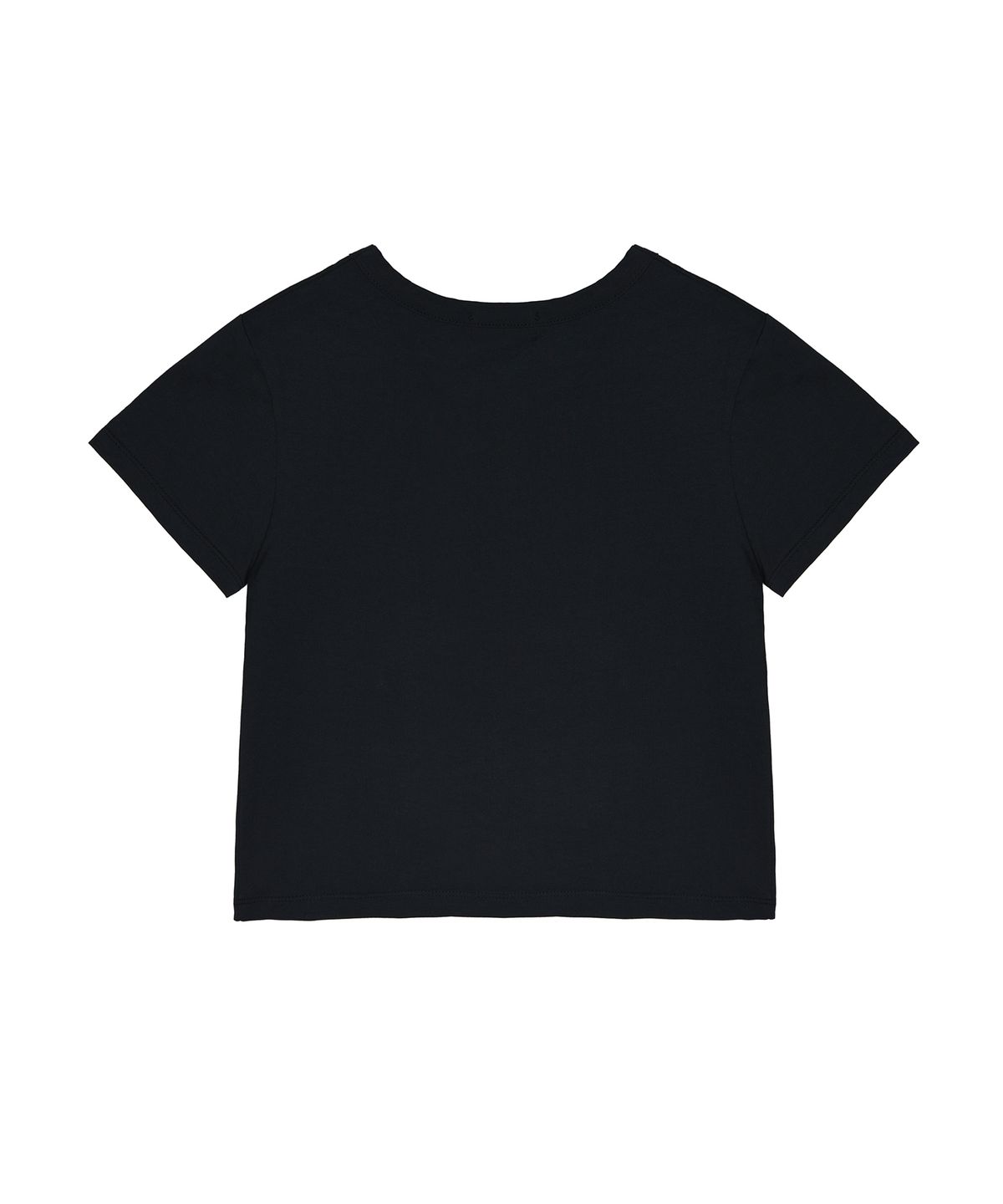 닉앤니콜(NICK&NICOLE) BUTTERFLY SOFT COLORING CROP TOP_BLACK WHITE