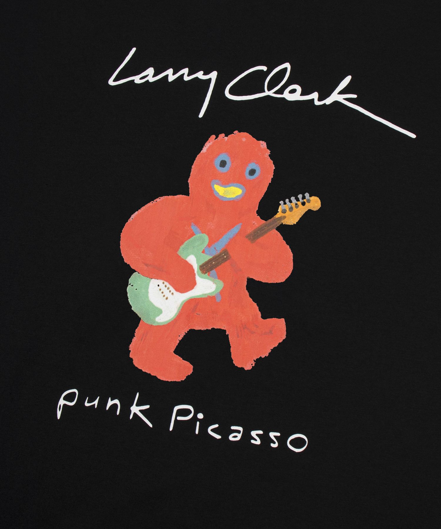 MUSINSA | LARRY CLARK PUNK PICASSO PLAYING GUITAR SS BLACK