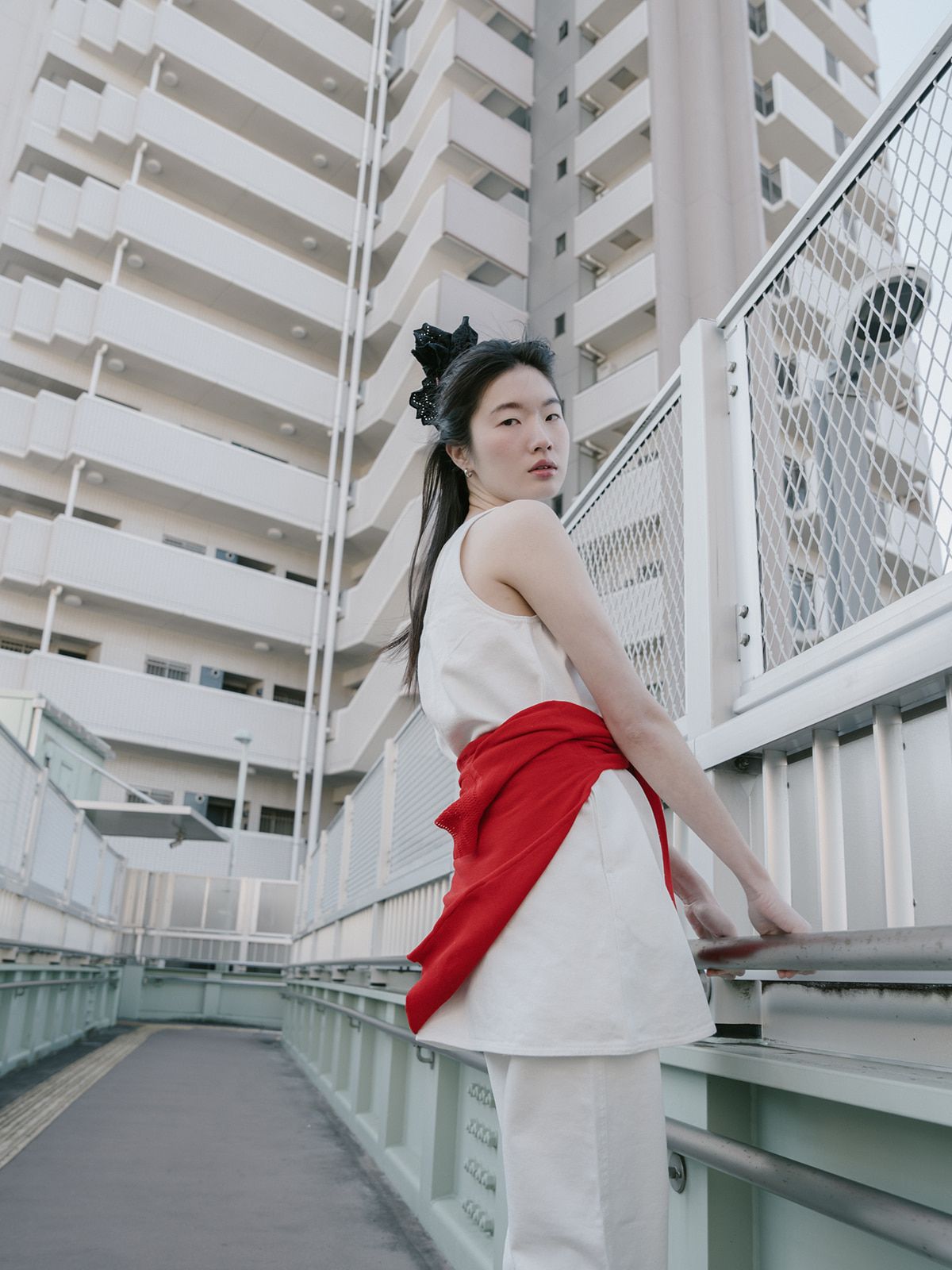 리플레인(REPLAIN) DENIM MINI ONE-PIECE