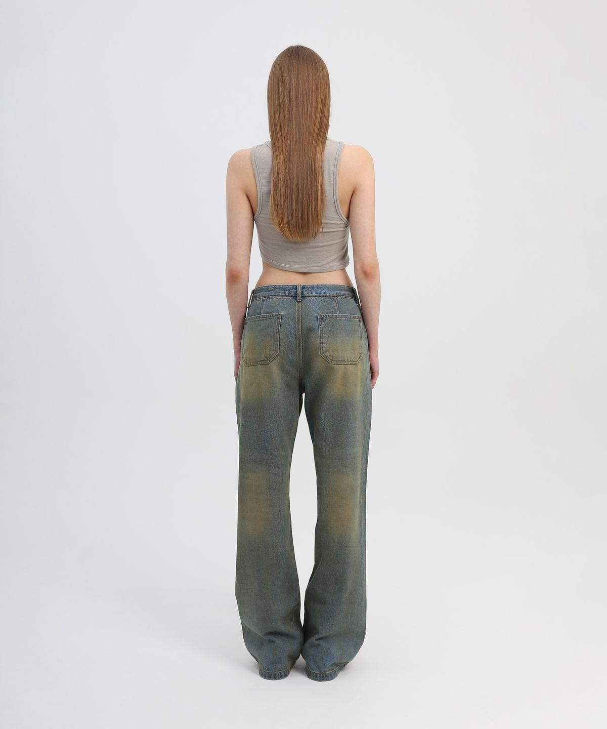 슬로우가먼츠(SLLOW GARMENTS) UNBALANCED SLEEVELESS