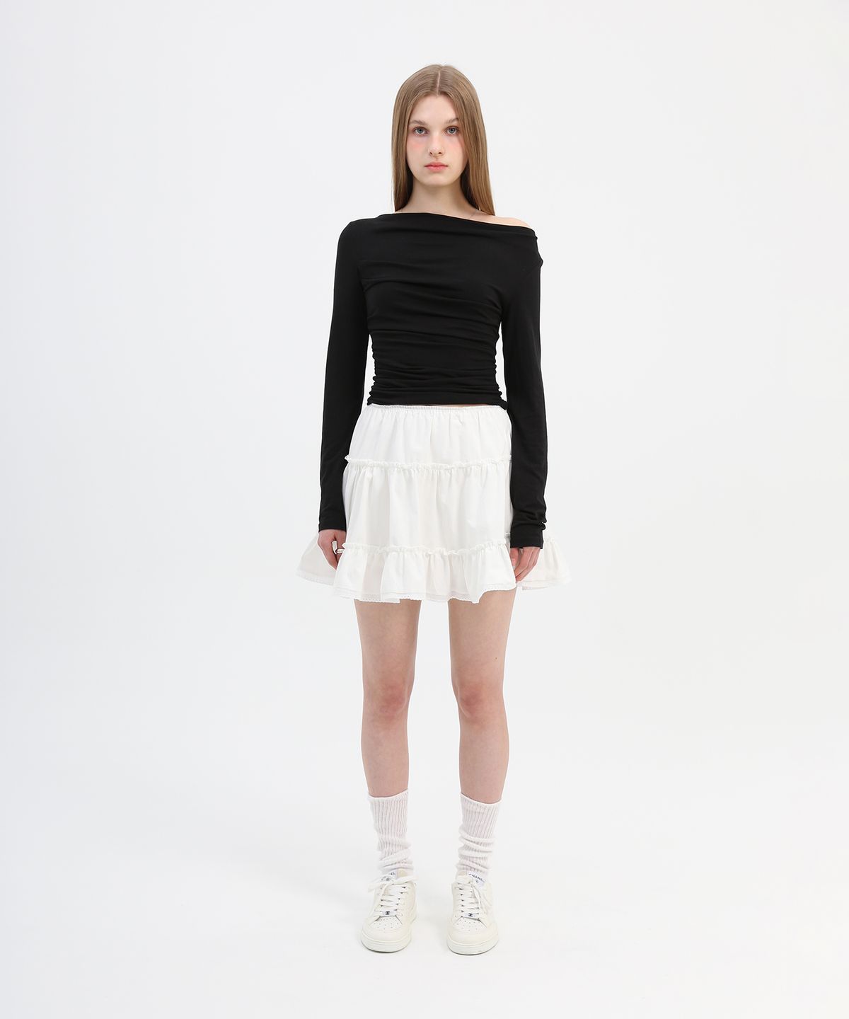 슬로우가먼츠(SLLOW GARMENTS) FLOWING LONG SLEEVED TOP