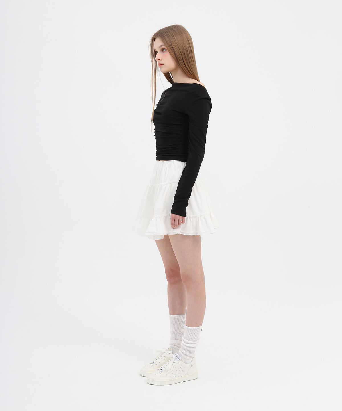 슬로우가먼츠(SLLOW GARMENTS) FLOWING LONG SLEEVED TOP