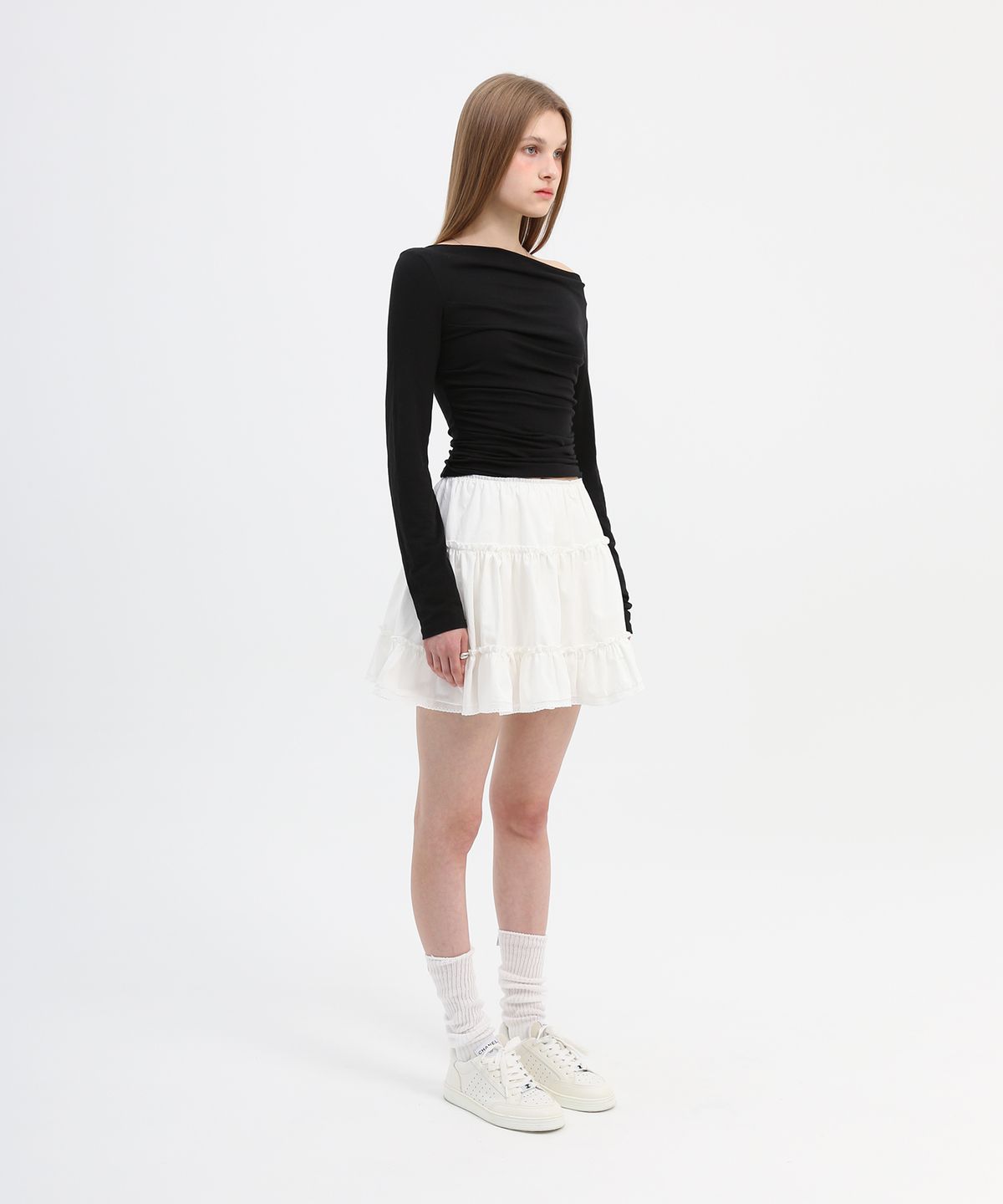 슬로우가먼츠(SLLOW GARMENTS) FLOWING LONG SLEEVED TOP