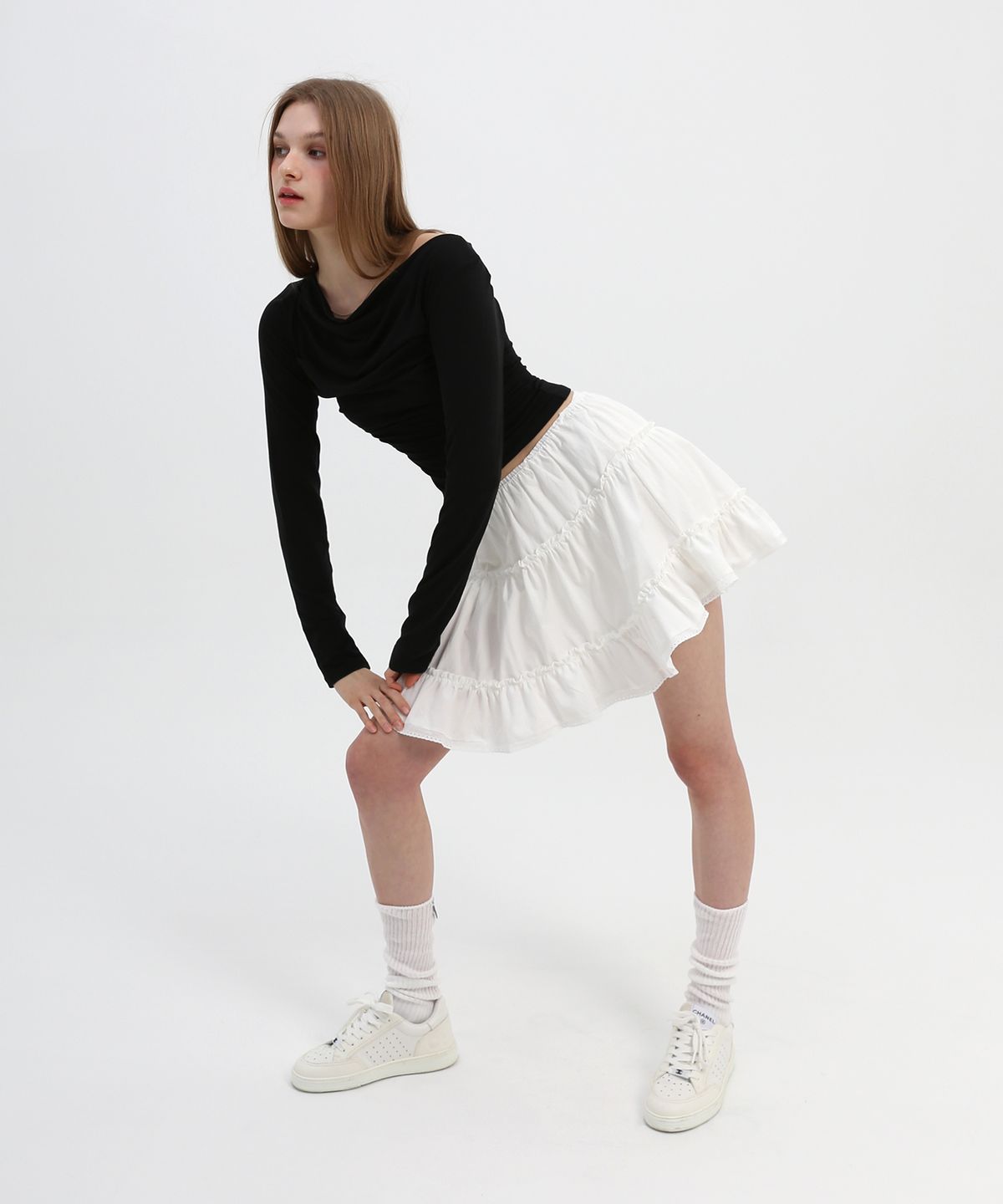 슬로우가먼츠(SLLOW GARMENTS) FLOWING LONG SLEEVED TOP