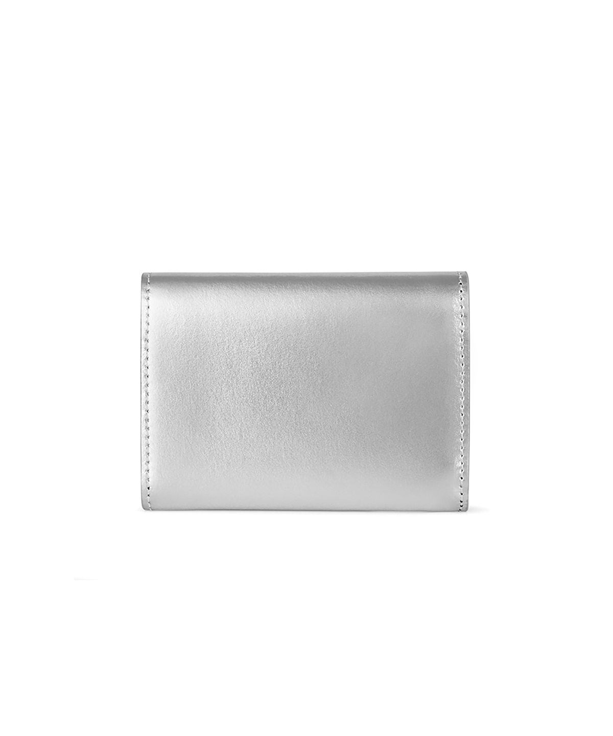 페넥(FENNEC) LACQUER TRIANGLE WALLET - MATT SILVER