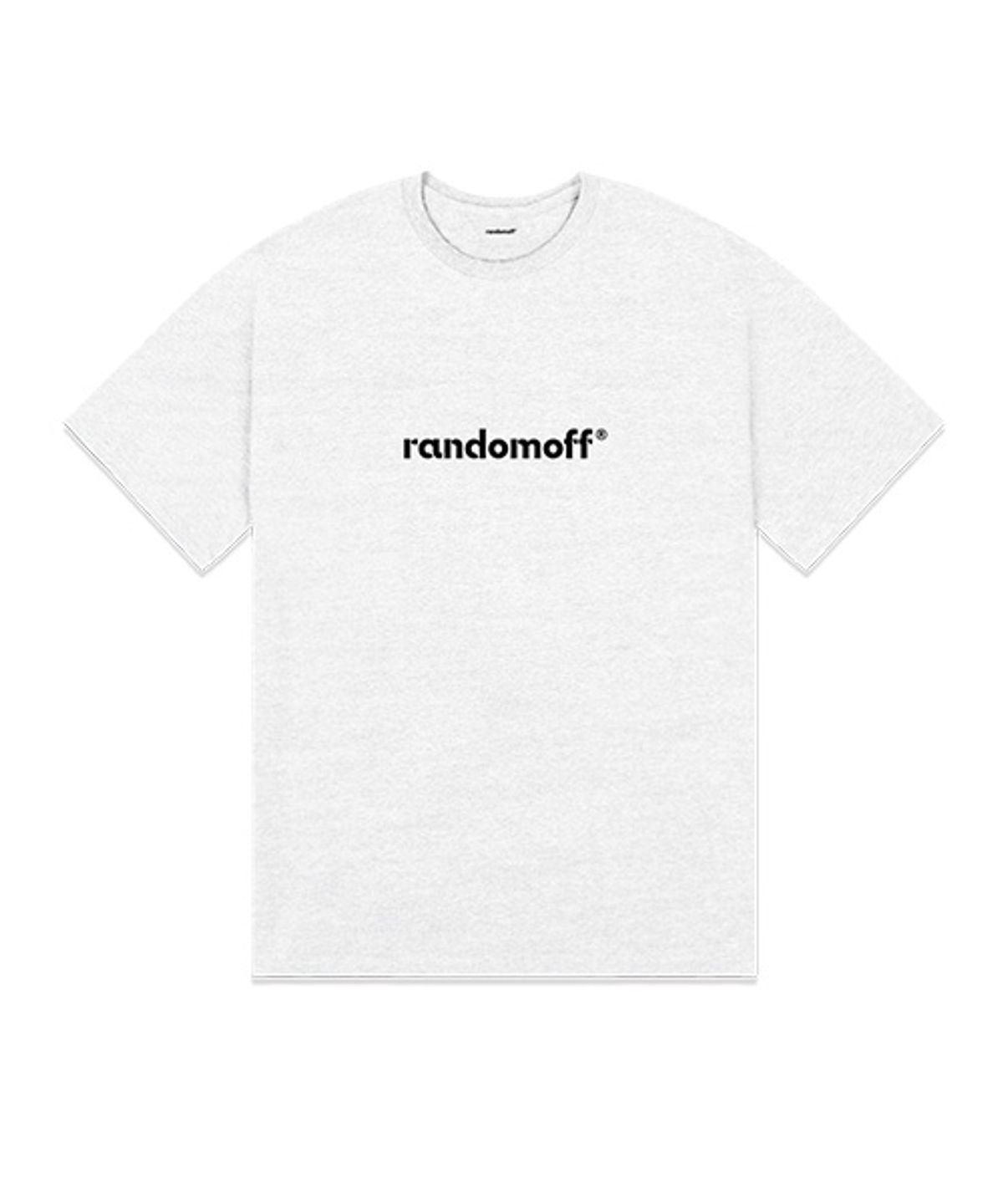 랜덤오프(RANDOMOFF) BAISC LOGO 반팔티 [5컬러]
