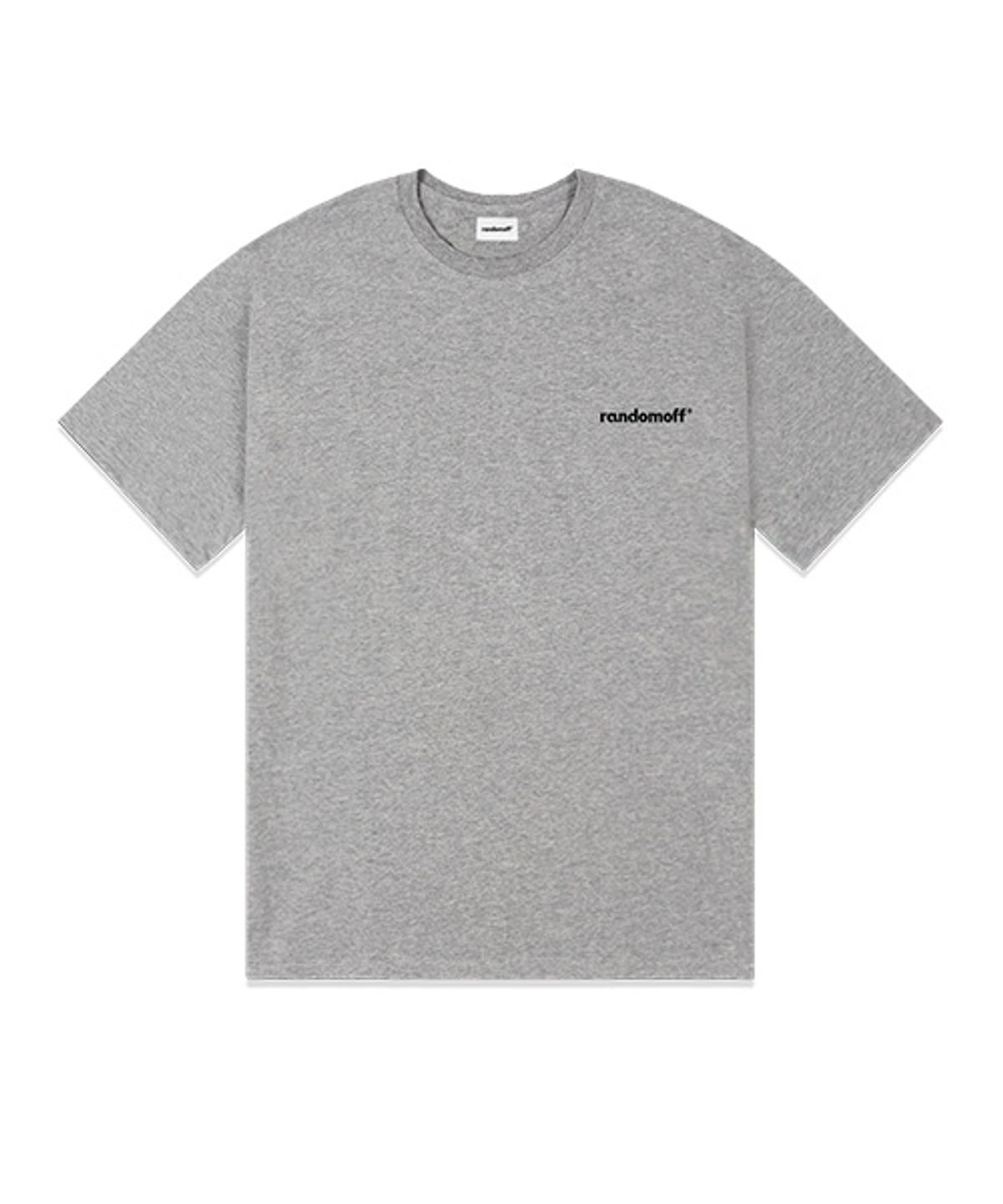 랜덤오프(RANDOMOFF) BAISC LOGO MINI 반팔티 [5컬러]