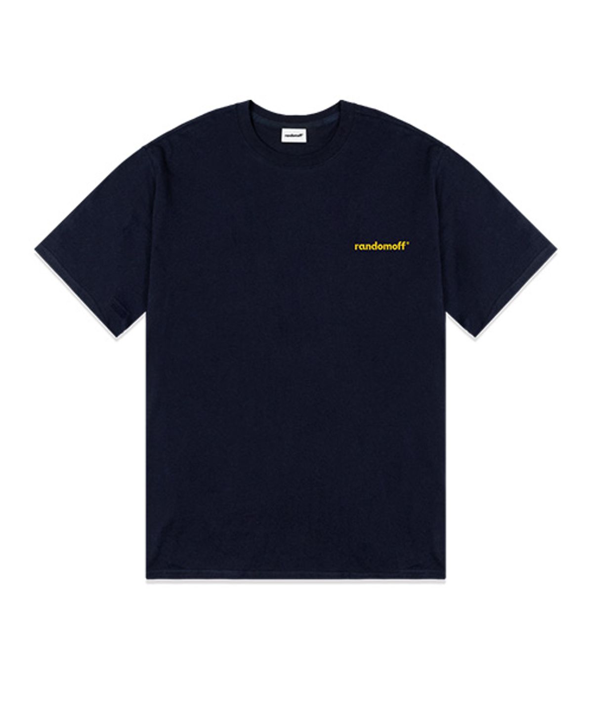 랜덤오프(RANDOMOFF) BAISC LOGO MINI 반팔티 [5컬러]