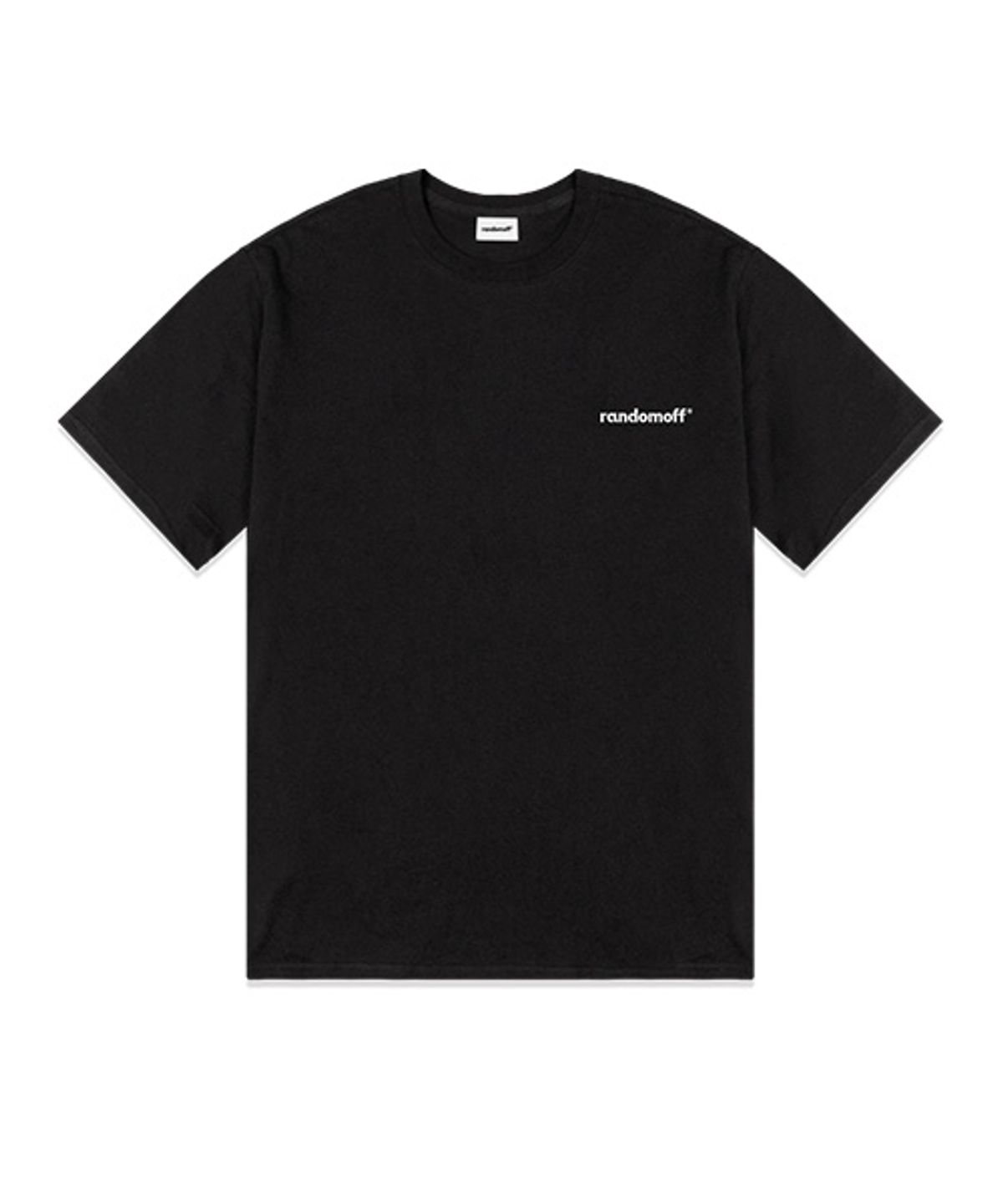 랜덤오프(RANDOMOFF) BAISC LOGO MINI 반팔티 [5컬러]