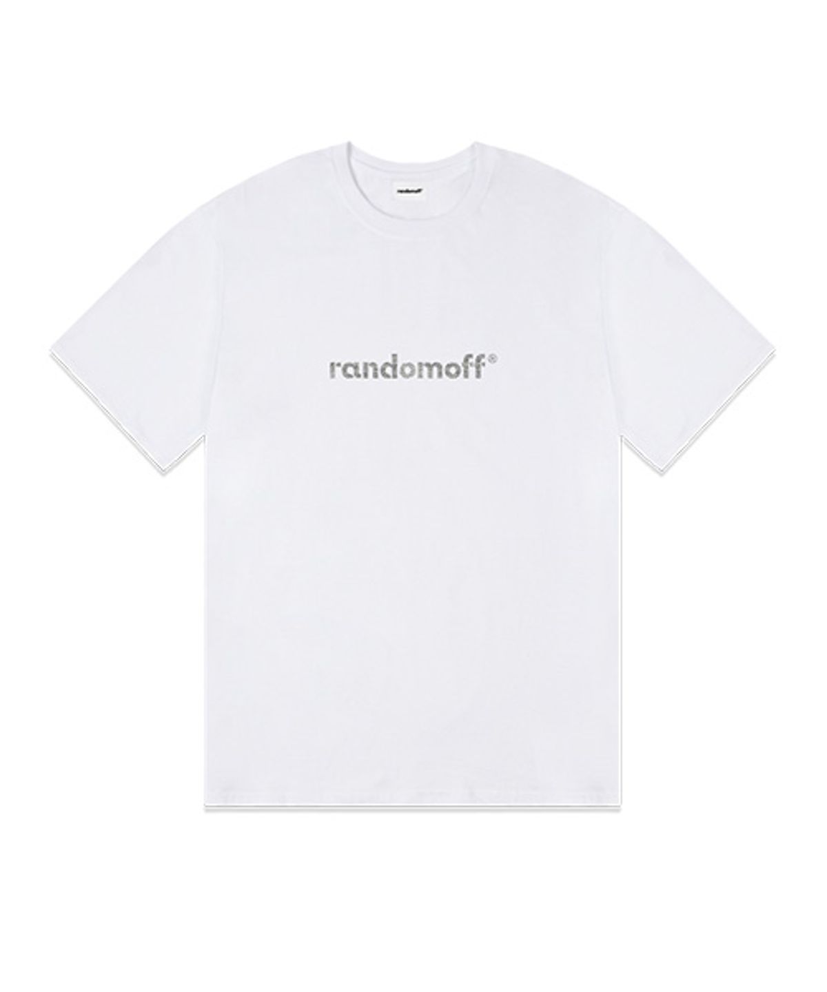 랜덤오프(RANDOMOFF) [Silver/Gold] BAISC LOGO METALLIC 반팔티 [4컬러]