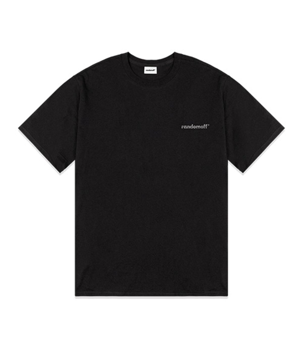 랜덤오프(RANDOMOFF) [Silver/Gold] BAISC LOGO MINI METALLIC 반팔티 [4컬러]
