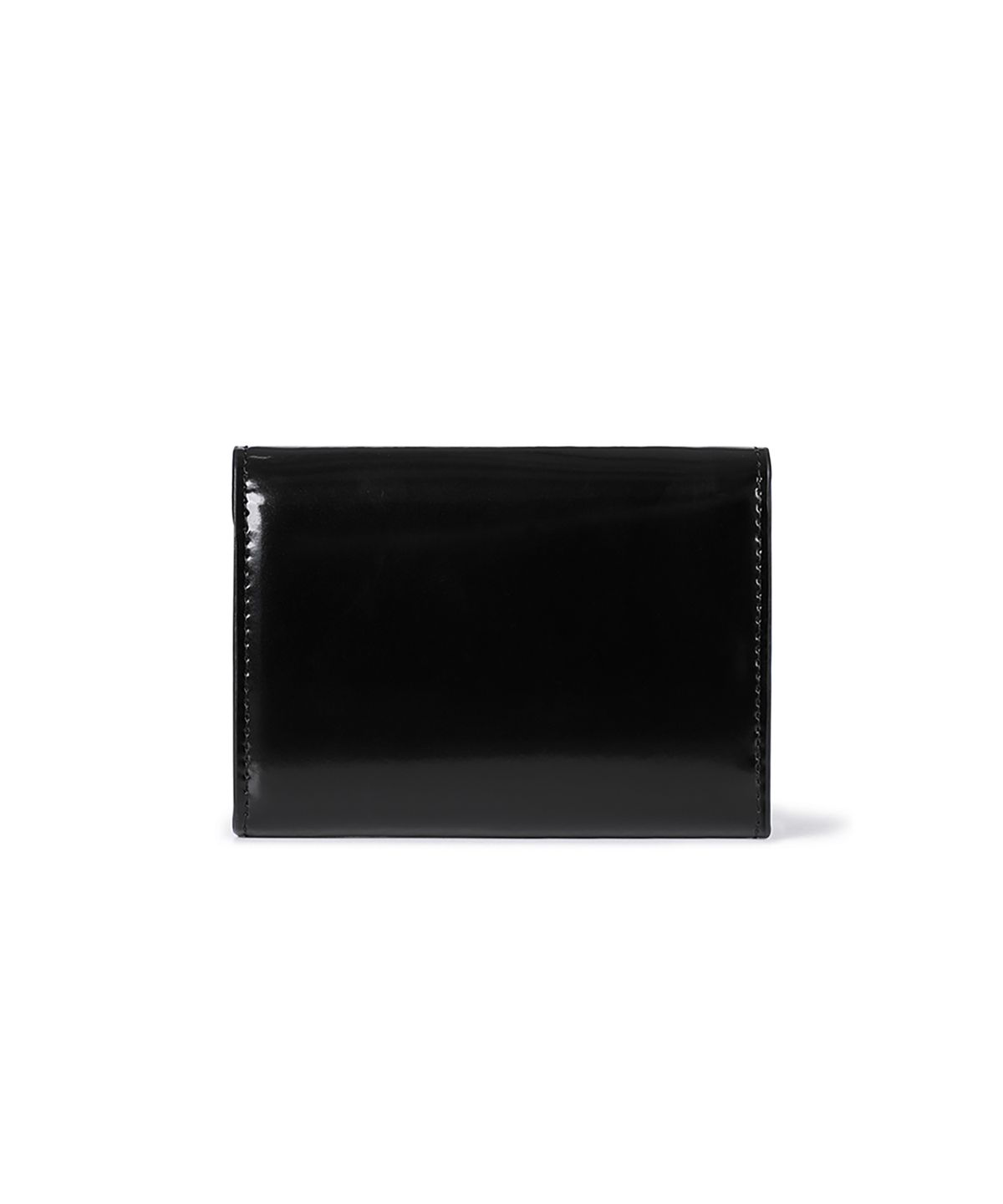 페넥(FENNEC) LACQUER TRIANGLE WALLET - MATT BLACK