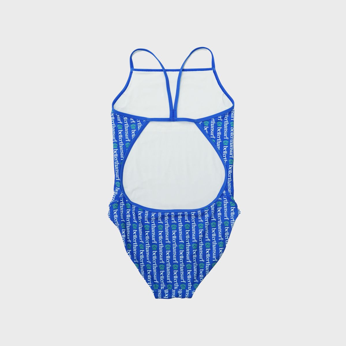 배러댄서프(BETTER THAN SURF) ORG STRIPE SWIMSUIT - BLUE