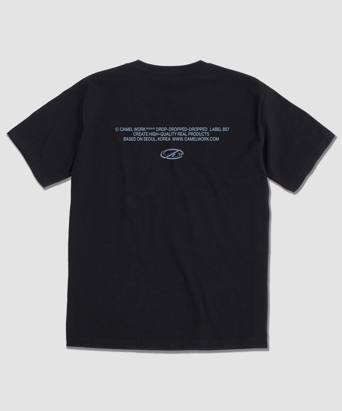 카멜워크(CAMEL WORK) 카멜 CW 로고 반팔티셔츠(블랙)