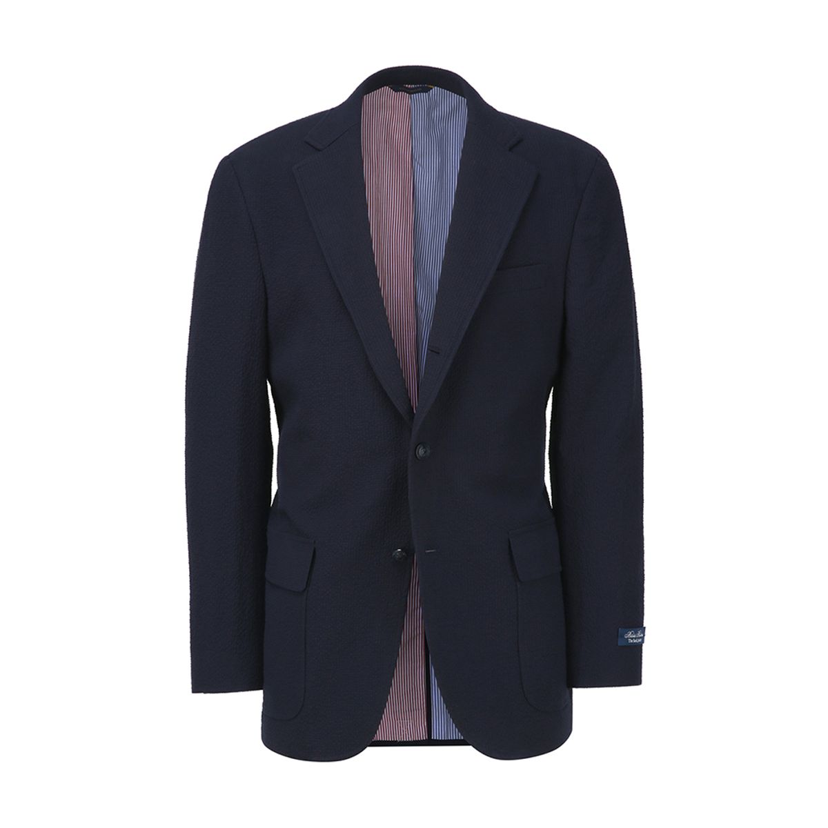 브룩스 브라더스(BROOKS BROTHERS) 트레디셔널핏 시어서커 3버튼 블레이저 (네이비) (BBJBMM7734QES)