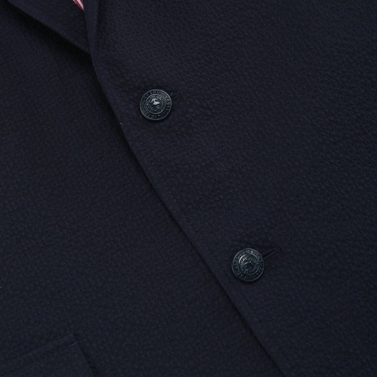 브룩스 브라더스(BROOKS BROTHERS) 트레디셔널핏 시어서커 3버튼 블레이저 (네이비) (BBJBMM7734QES)