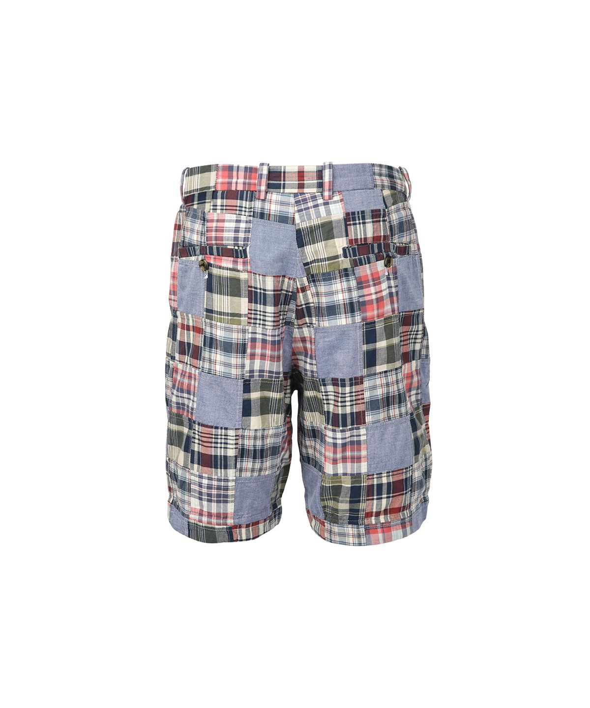 브룩스 브라더스(BROOKS BROTHERS) 마드라스 패치워크 쇼츠 (블루) (BBPSMM7780MEM)