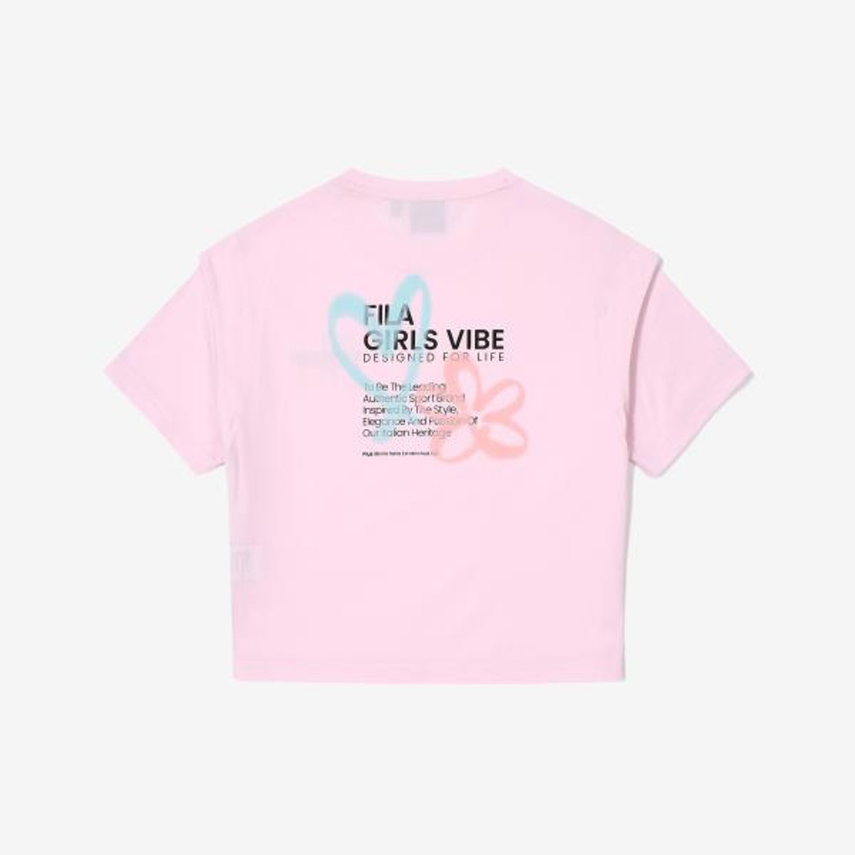 휠라 키즈(FILA KIDS) Girls 그래픽 티셔츠(FK2RSG2304FSPN)