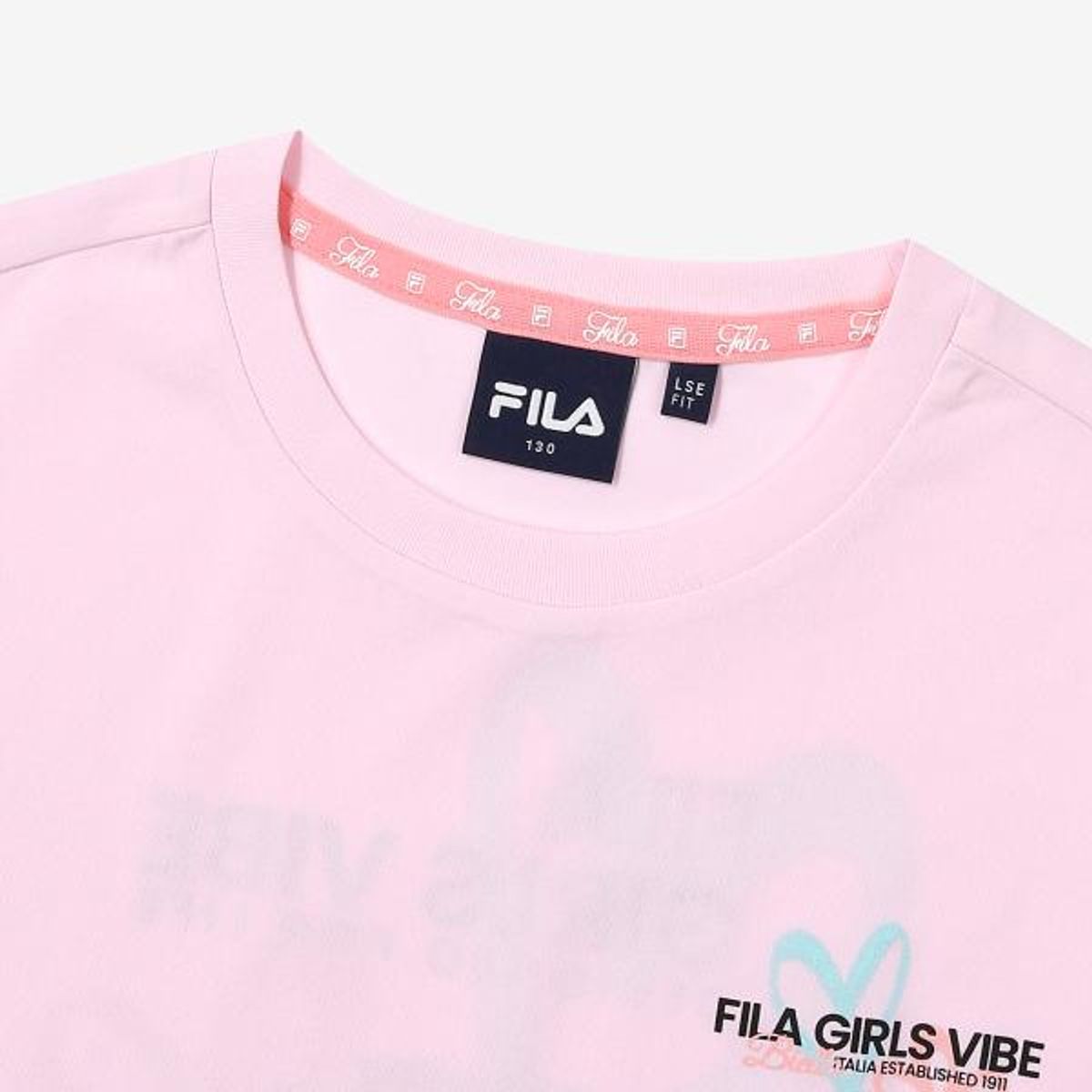 휠라 키즈(FILA KIDS) Girls 그래픽 티셔츠(FK2RSG2304FSPN)