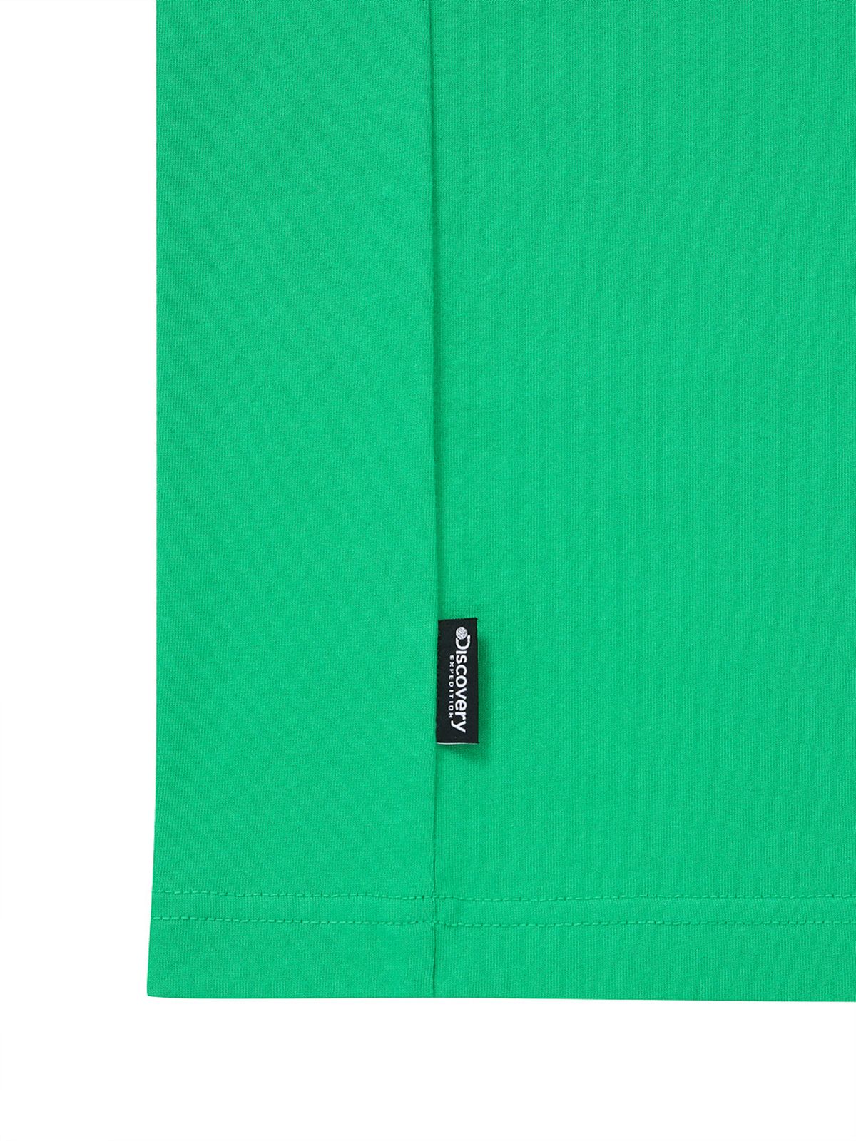 디스커버리 익스페디션(DISCOVERY EXPEDITION) 메인크루 제주 리사이클 그래픽 티셔츠 (N/GREEN)