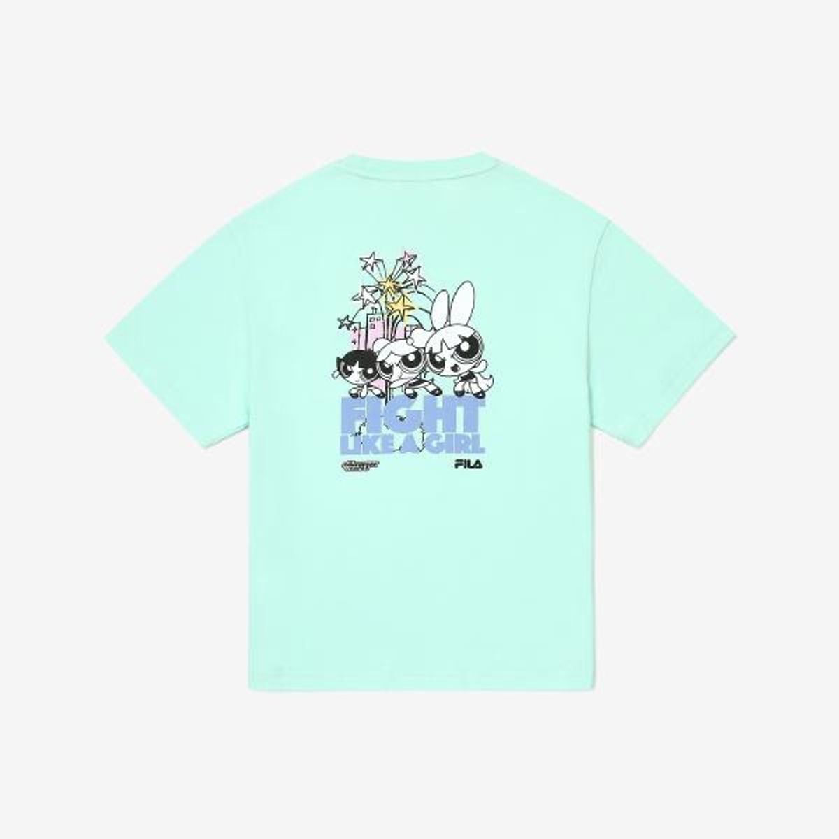 휠라 키즈(FILA KIDS) 파워퍼프걸 포켓 티셔츠(FK2RSG2P01FPGR)
