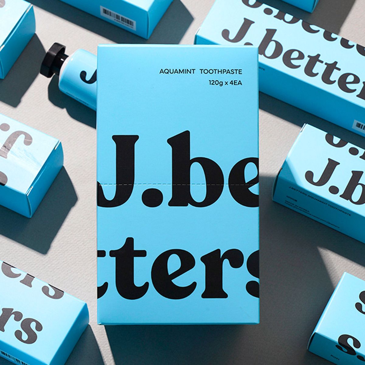 제이베럴즈(JBETTERS) 제이베럴즈 아쿠아민트 치약 120g x 4개(1세트)