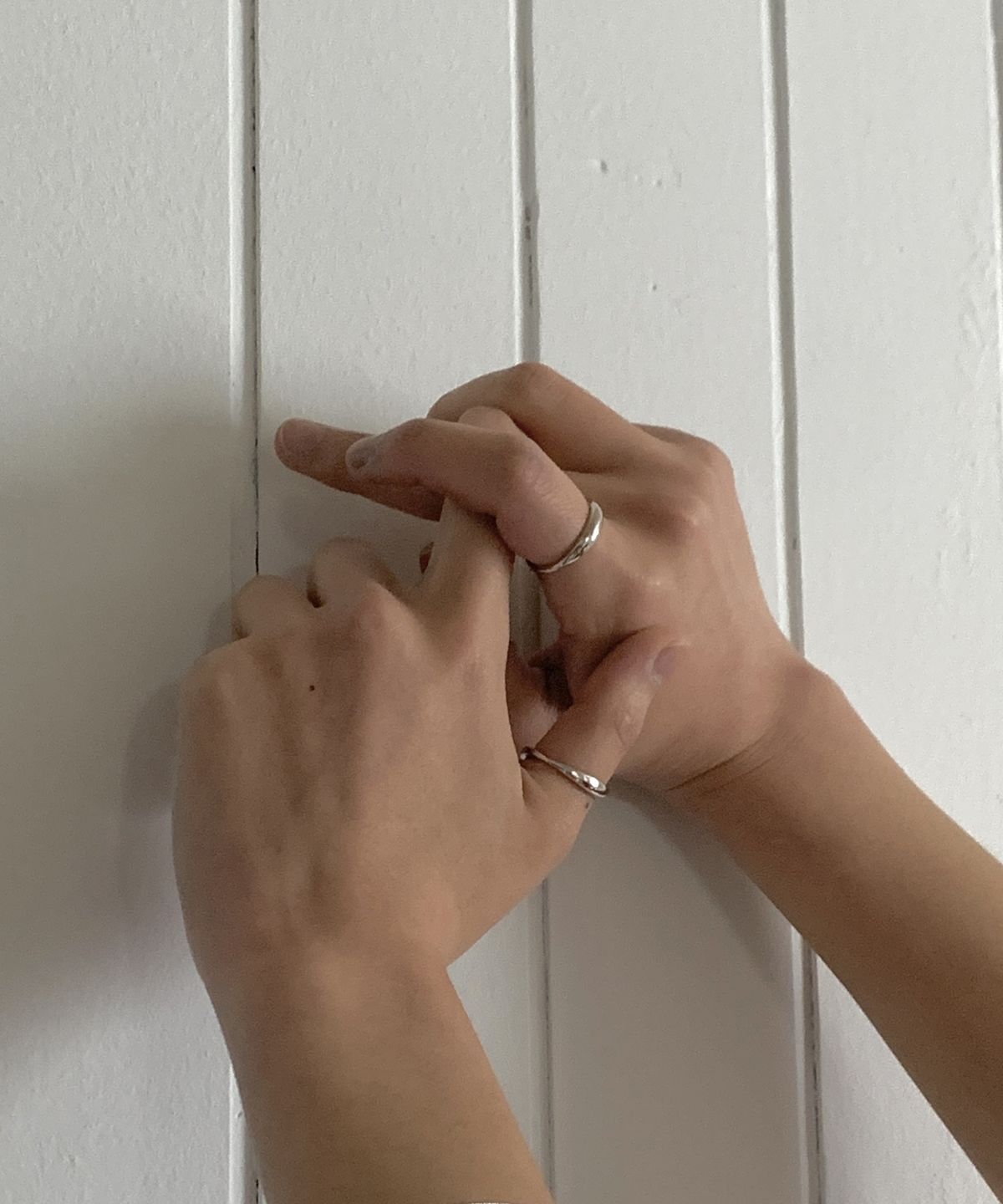 바라두(BARADU) [BARADU 925] Curve line layered ring