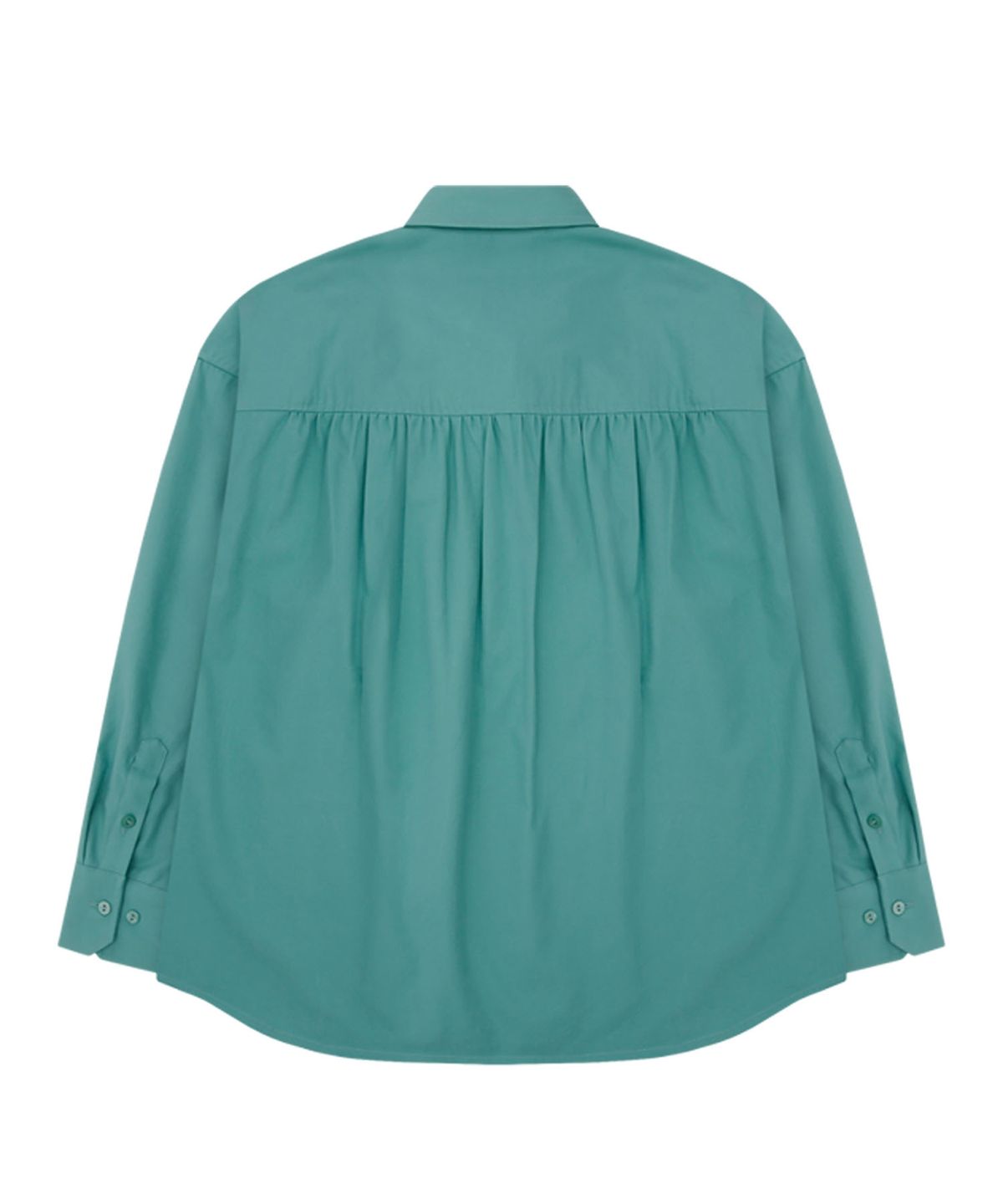 홍우성(HONGWOOSUNG) SHIRRING STITCHES SLEEVE SHIRTS_MINT