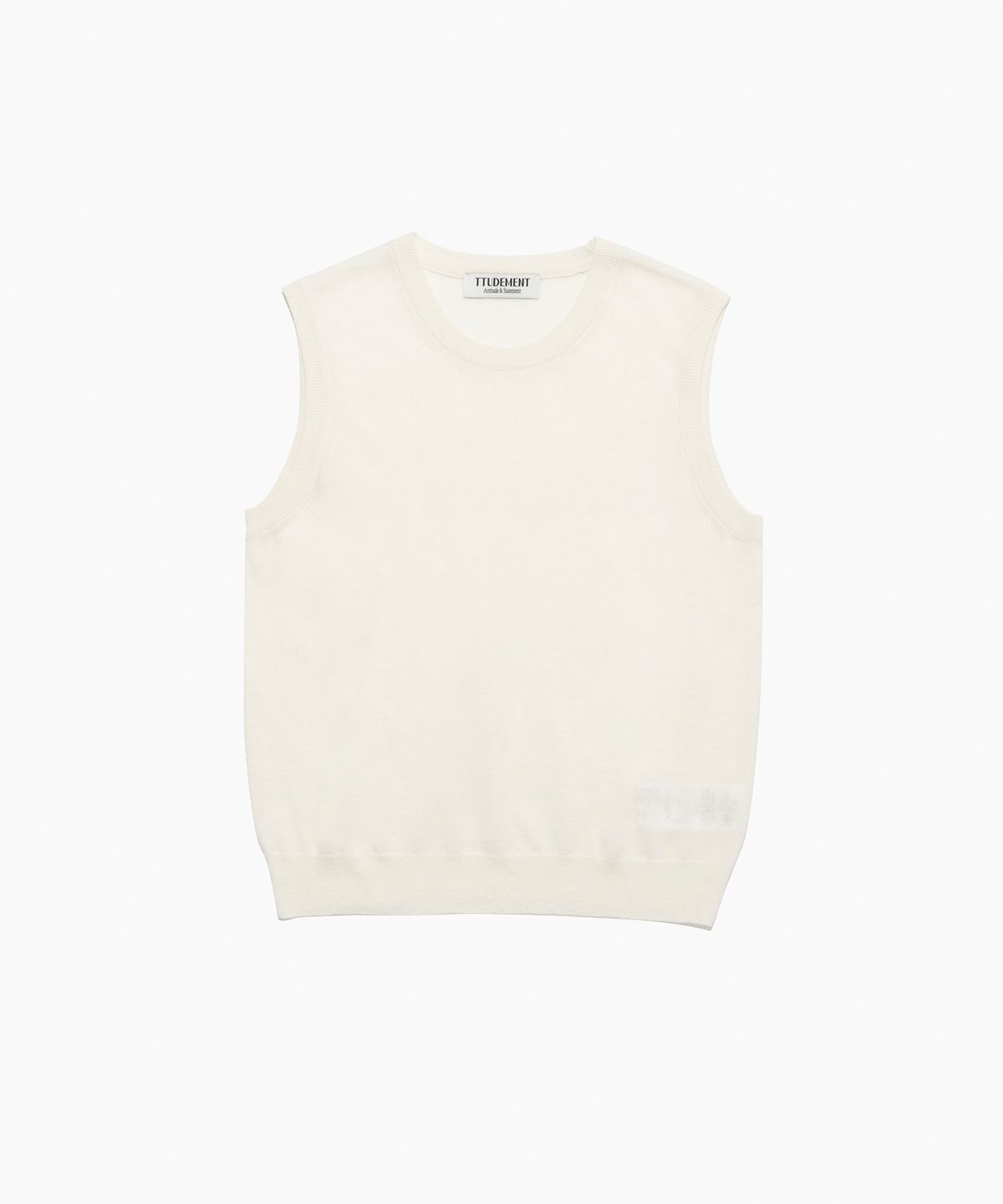 튜드먼트(TTUDEMENT) ESSENTIAL CARDIGAN SET-UP IVORY
