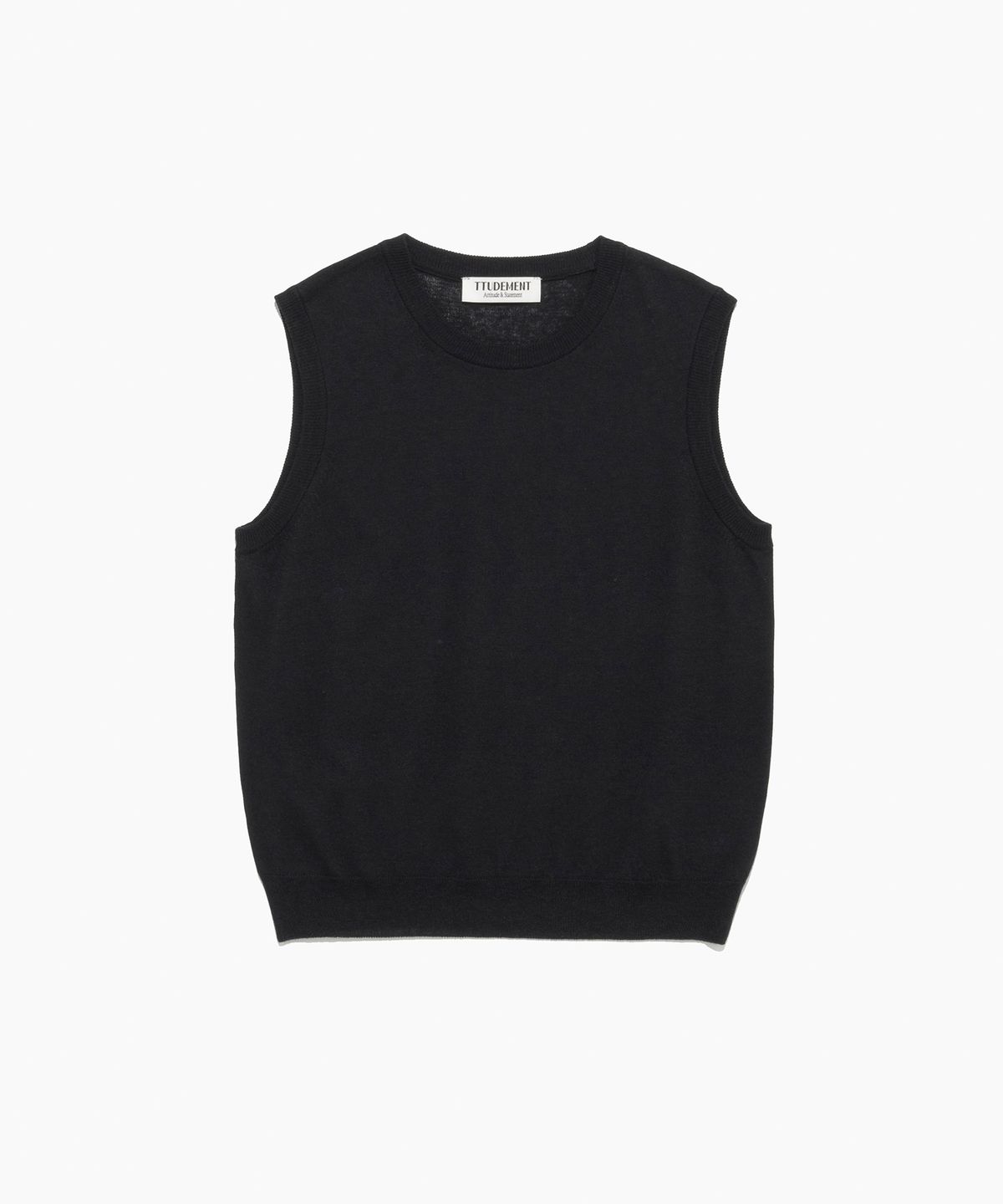튜드먼트(TTUDEMENT) ESSENTIAL CARDIGAN SET-UP BLACK