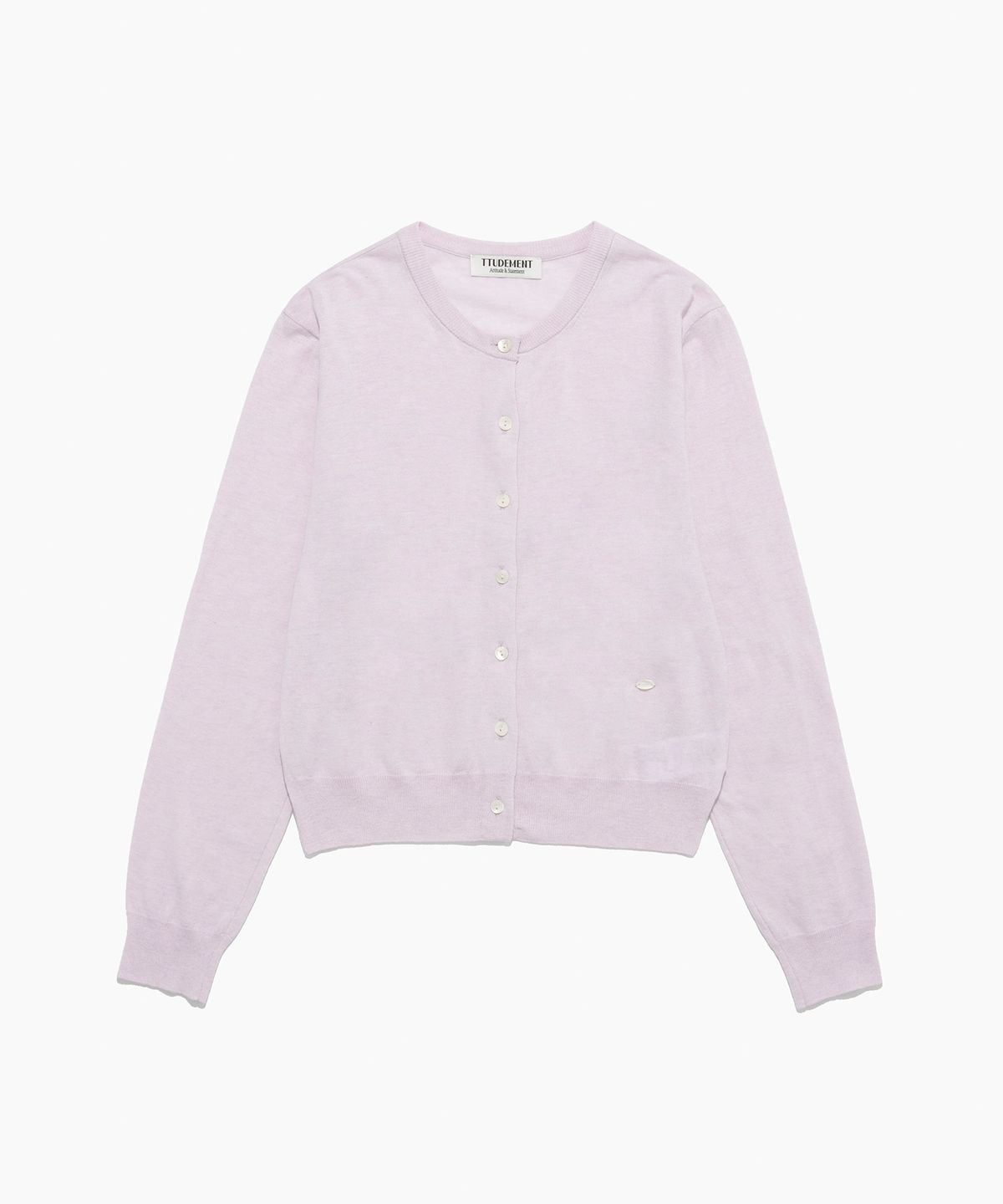 튜드먼트(TTUDEMENT) ESSENTIAL CARDIGAN SET-UP LAVENDER