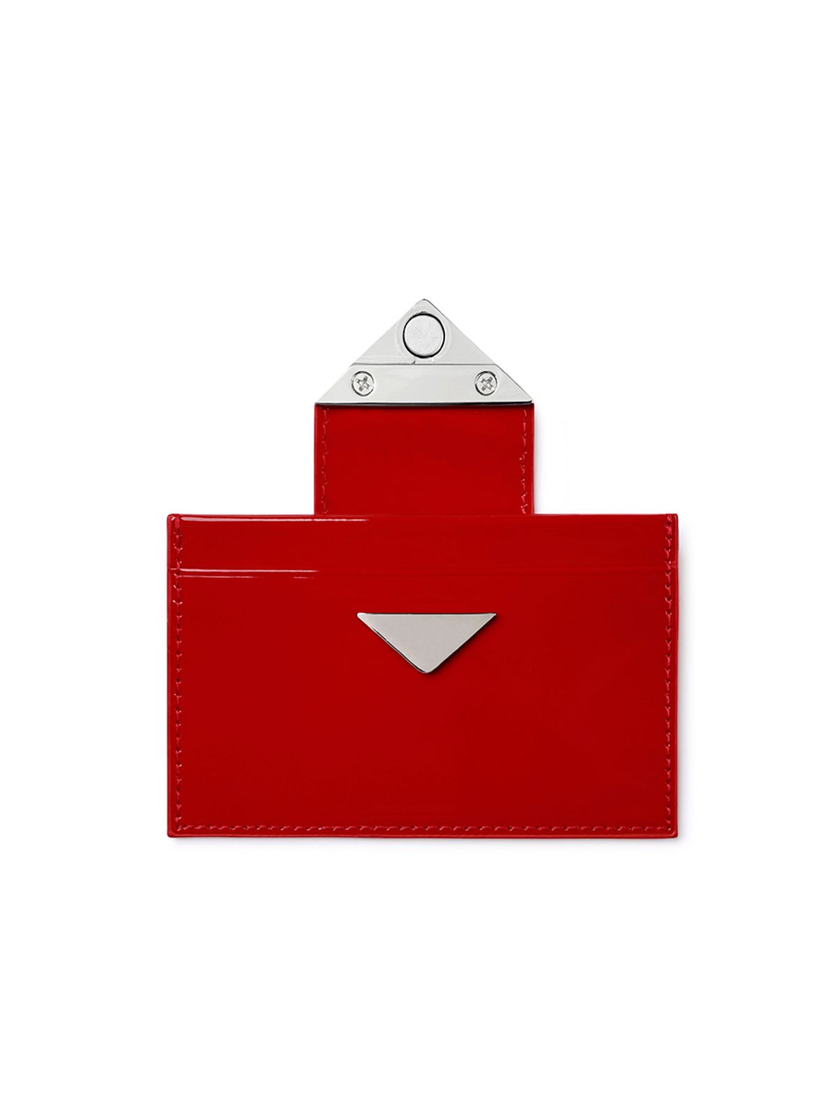 페넥(FENNEC) TRIANGLE BRIDGE CARD HOLDER - CHERRY RED